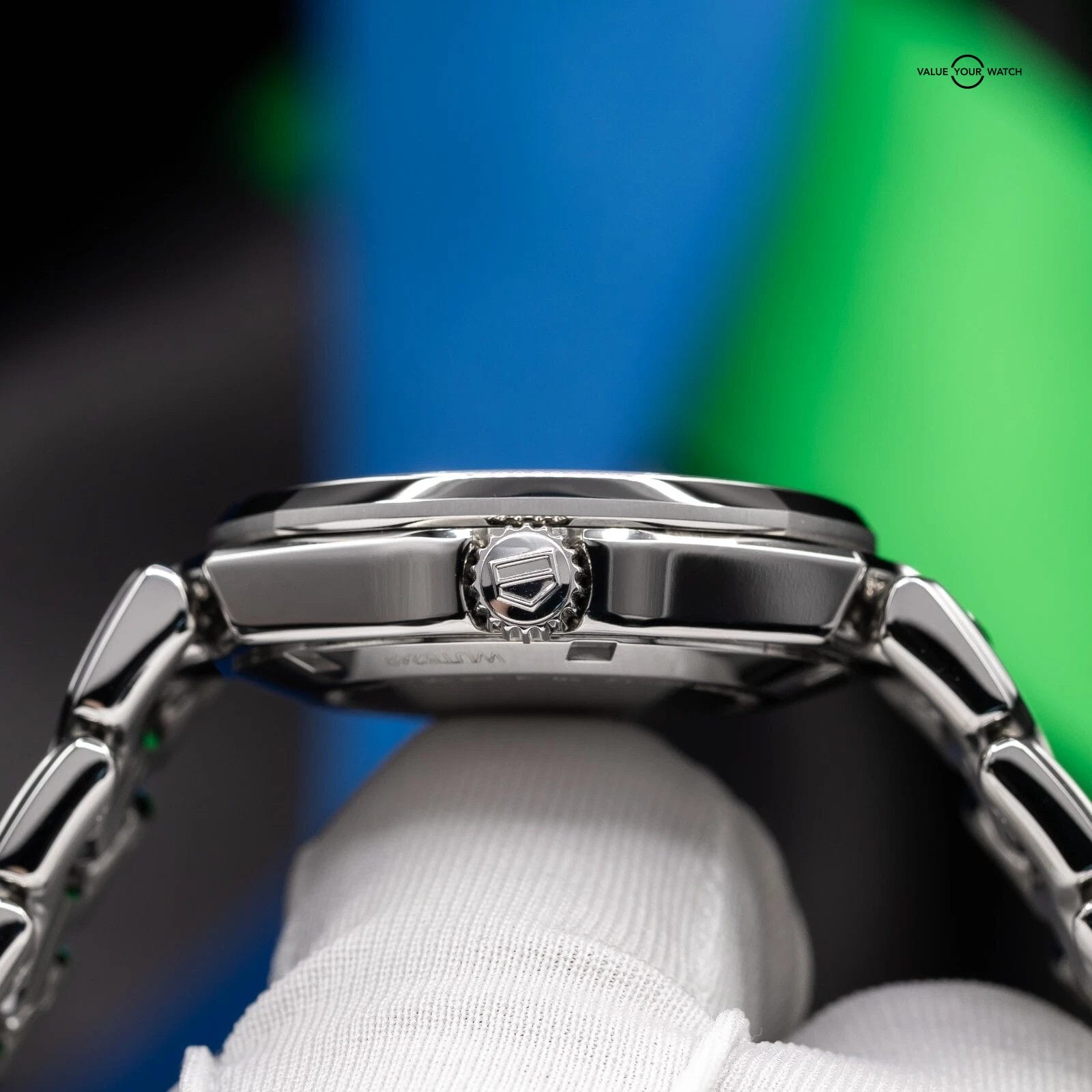 TAG Heuer Link Lady Mother of Pearl & Diamonds Women's Watch 32mm WBC1312.BA0600 - Image 4