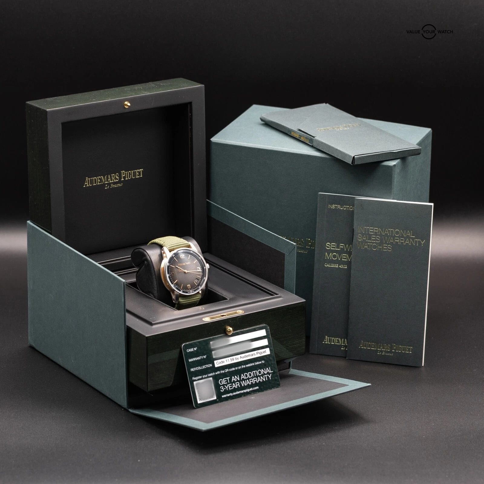 Audemars Piguet Code 11.59 White Gold & Rose Gold 15210CR w/ Box & Card - Image 2