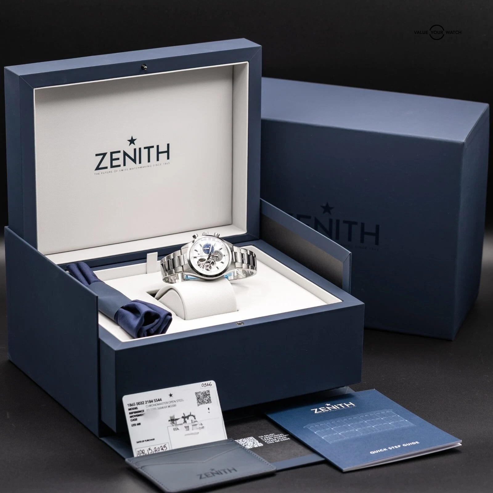 2025 Zenith El Primero Chronomaster Open Men's Watch - 03.3300.3604/69.M3300 - Image 2