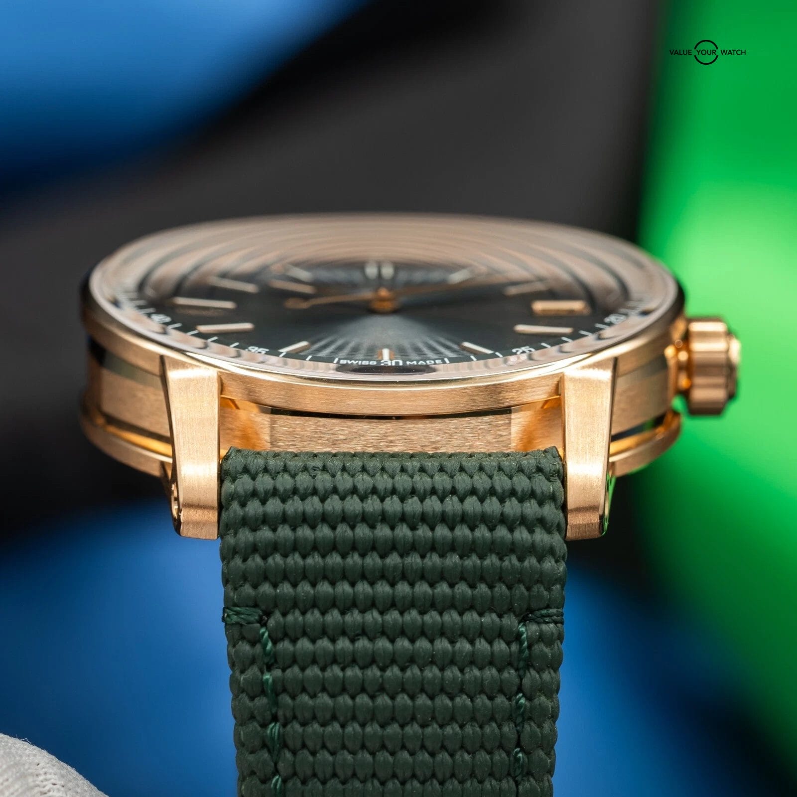 Audemars Piguet Code 11.59 18K Rose Gold Green Men's Watch -15210OR.OO.A056KB.01 - Image 6