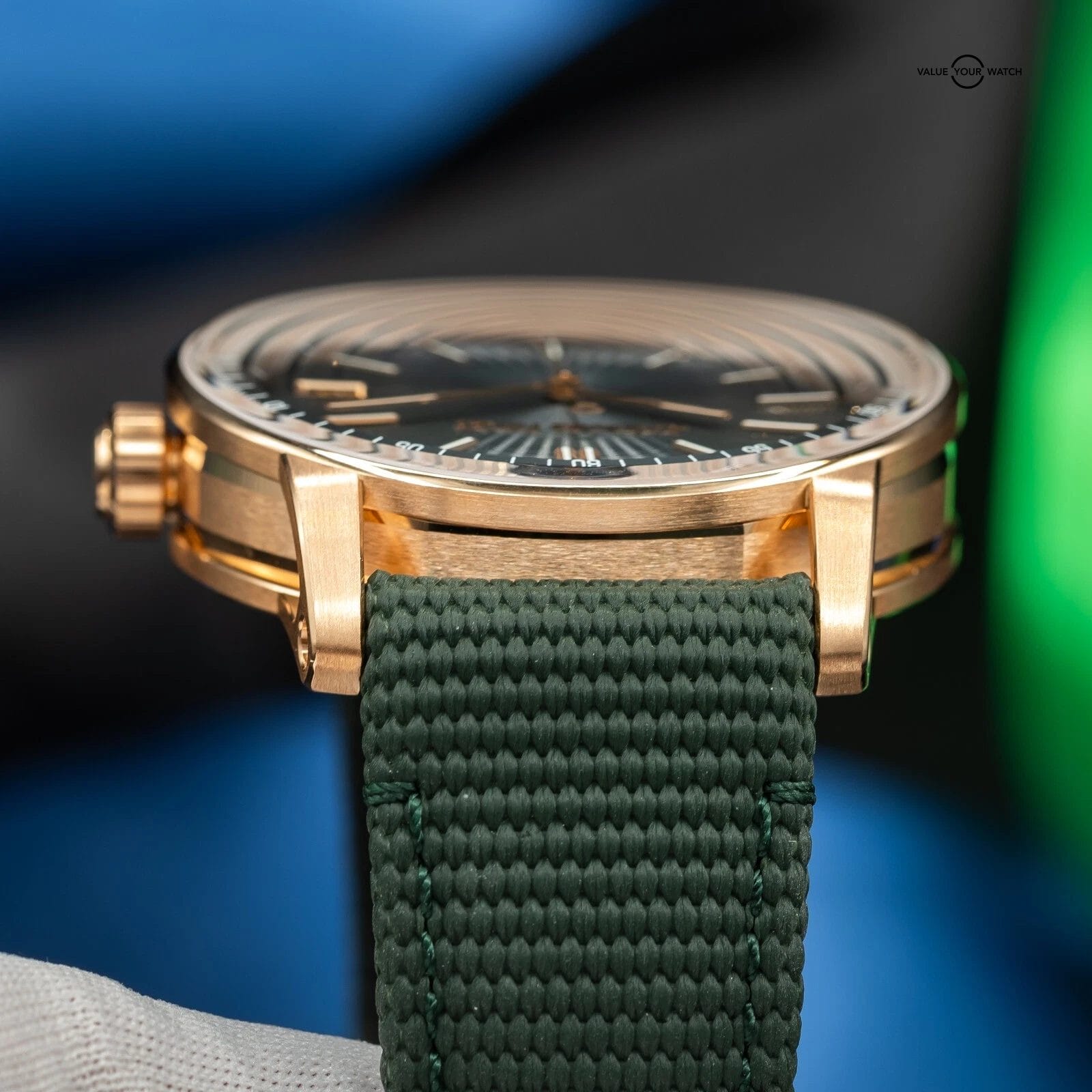 Audemars Piguet Code 11.59 18K Rose Gold Green Men's Watch -15210OR.OO.A056KB.01 - Image 7