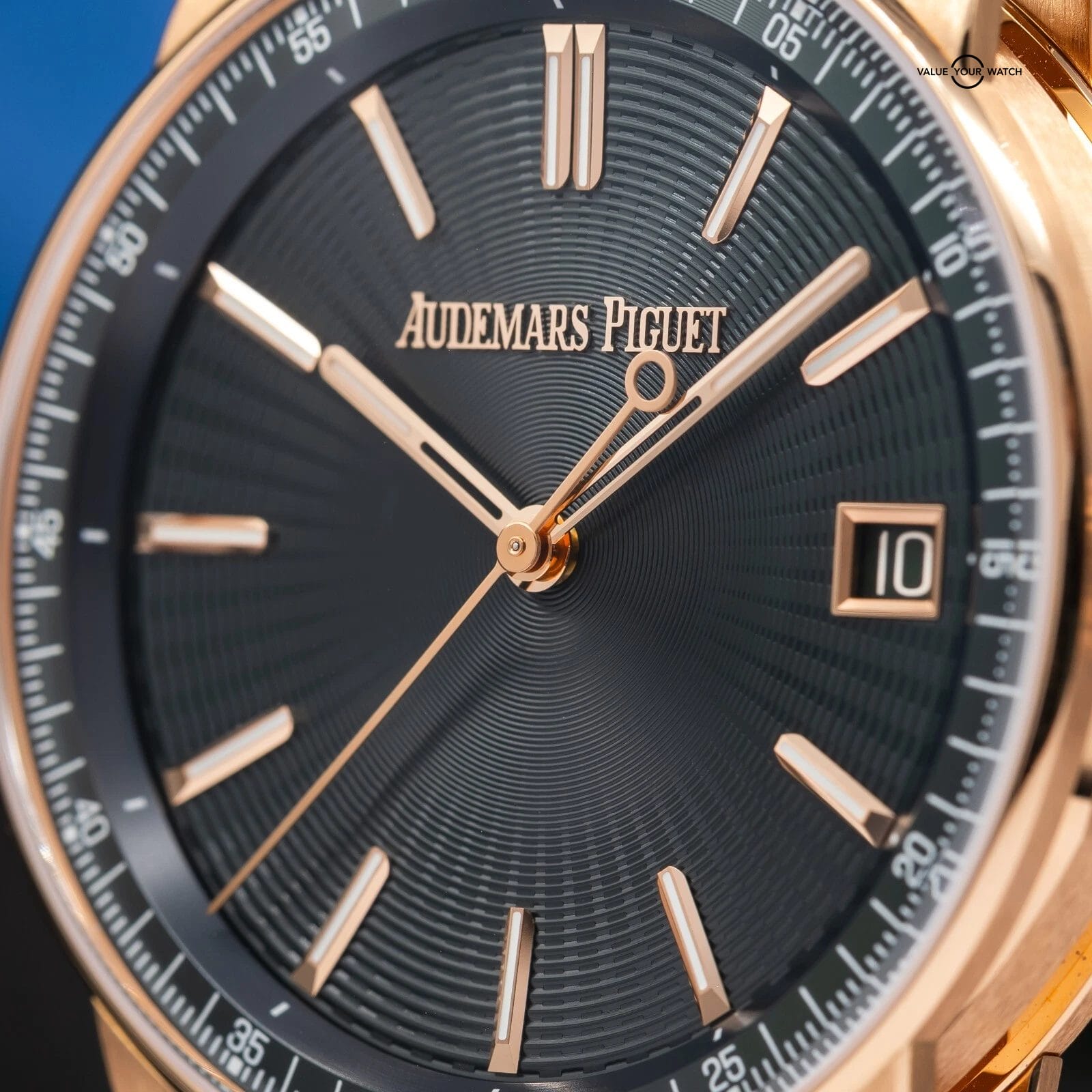 Audemars Piguet Code 11.59 18K Rose Gold Green Men's Watch -15210OR.OO.A056KB.01 - Image 9