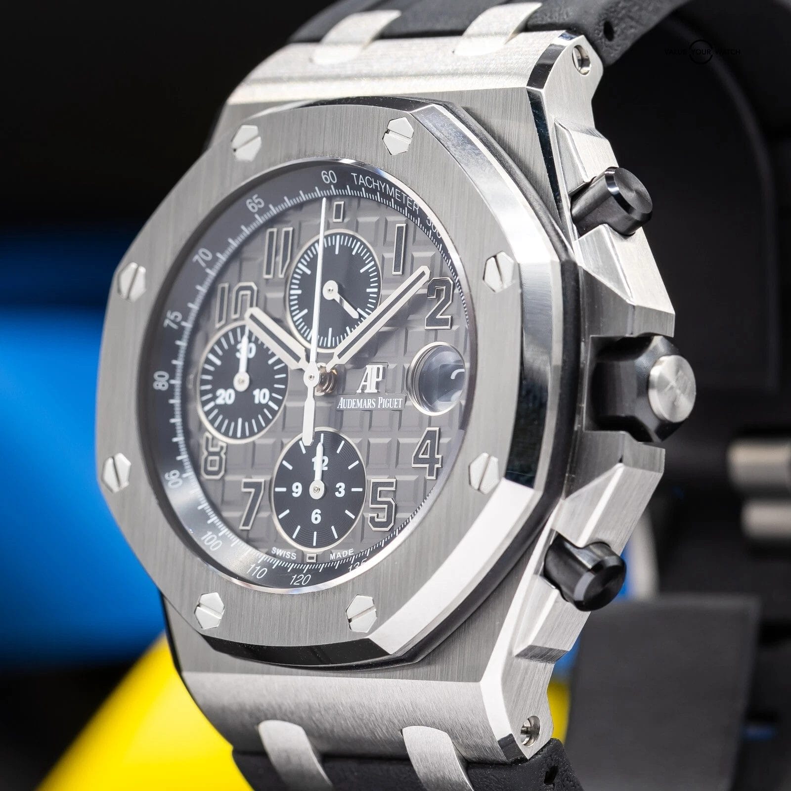 Audemars Piguet Royal Oak Offshore Chronograph 42mm Gray Men's Watch - 26470ST - Image 4