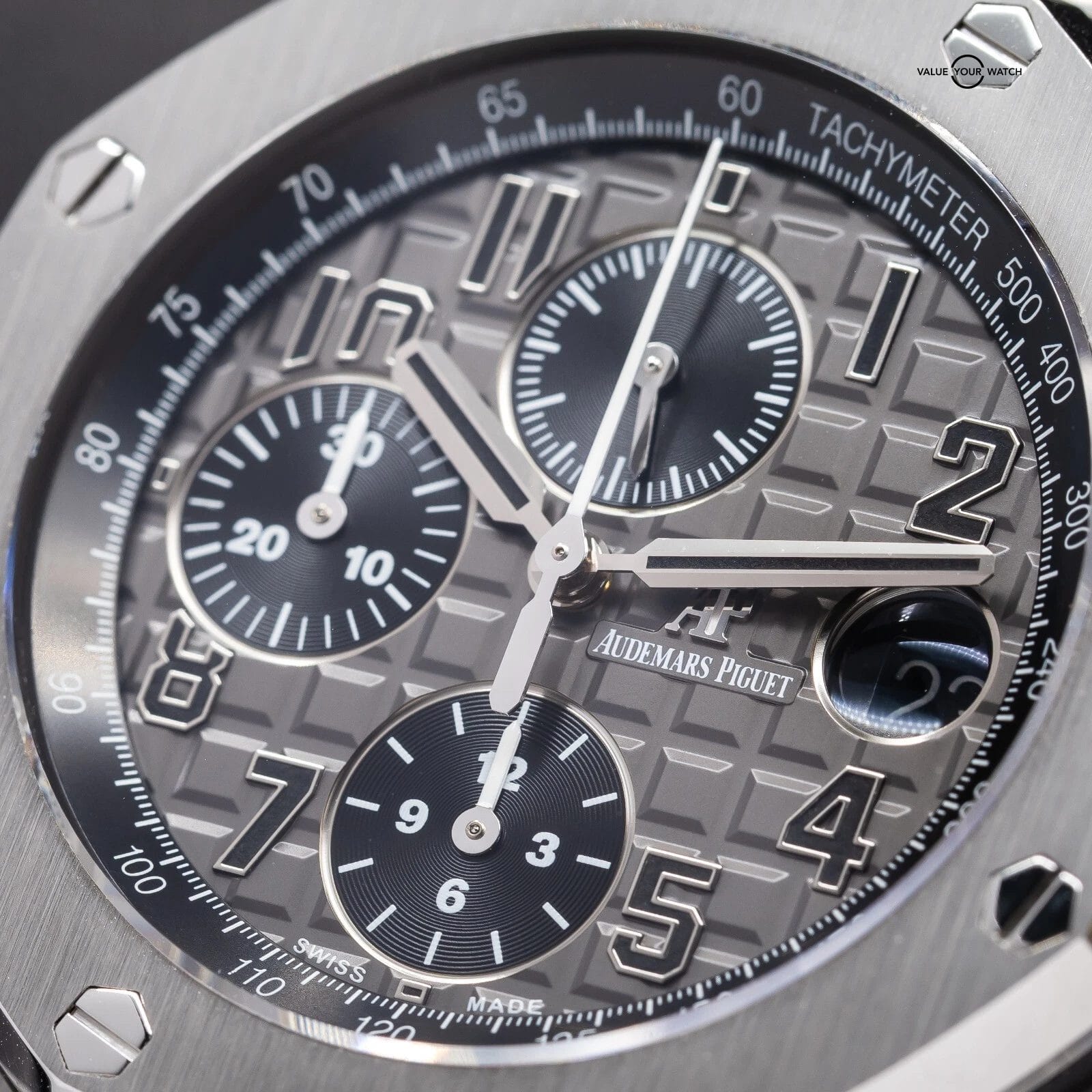 Audemars Piguet Royal Oak Offshore Chronograph 42mm Gray Men's Watch - 26470ST - Image 5