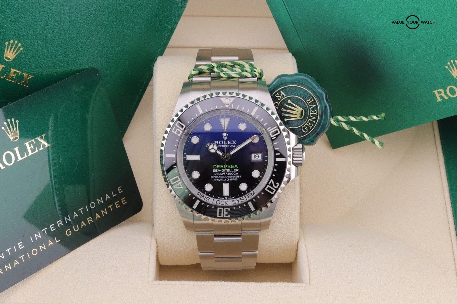 2024 Rolex Deepsea “James Cameron” 44mm 136660 Blue Dial Complete Set
