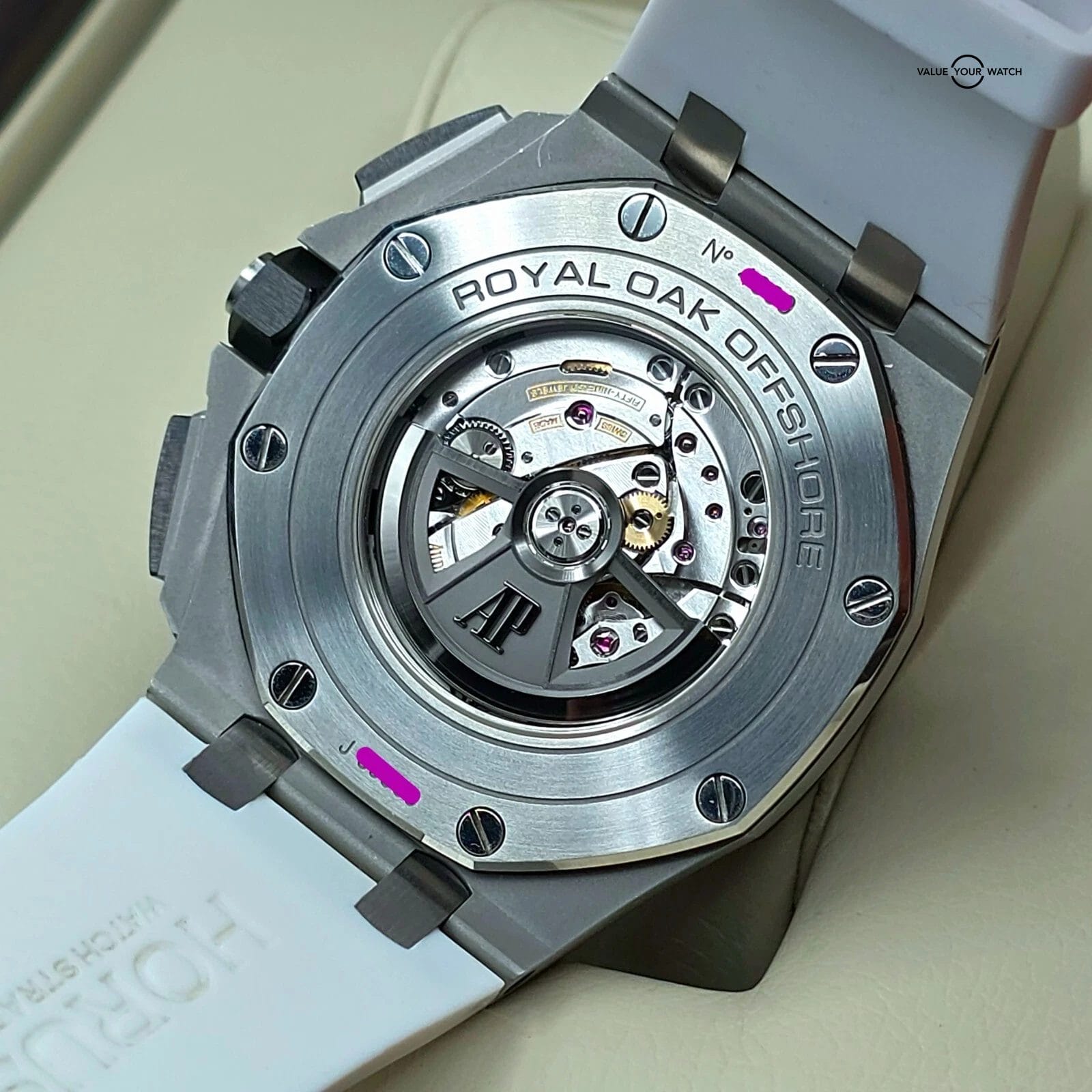 Audemars Piguet Royal Oak Offshore Panda Steel and Ceramic, 44mm full Set! 26400 - Image 5