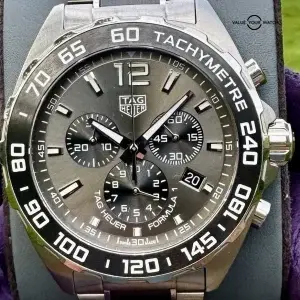 Tag Heuer Formula 1 Chronograph Anthracite Grey Dial Men’s Watch CAZ1011.BA0843