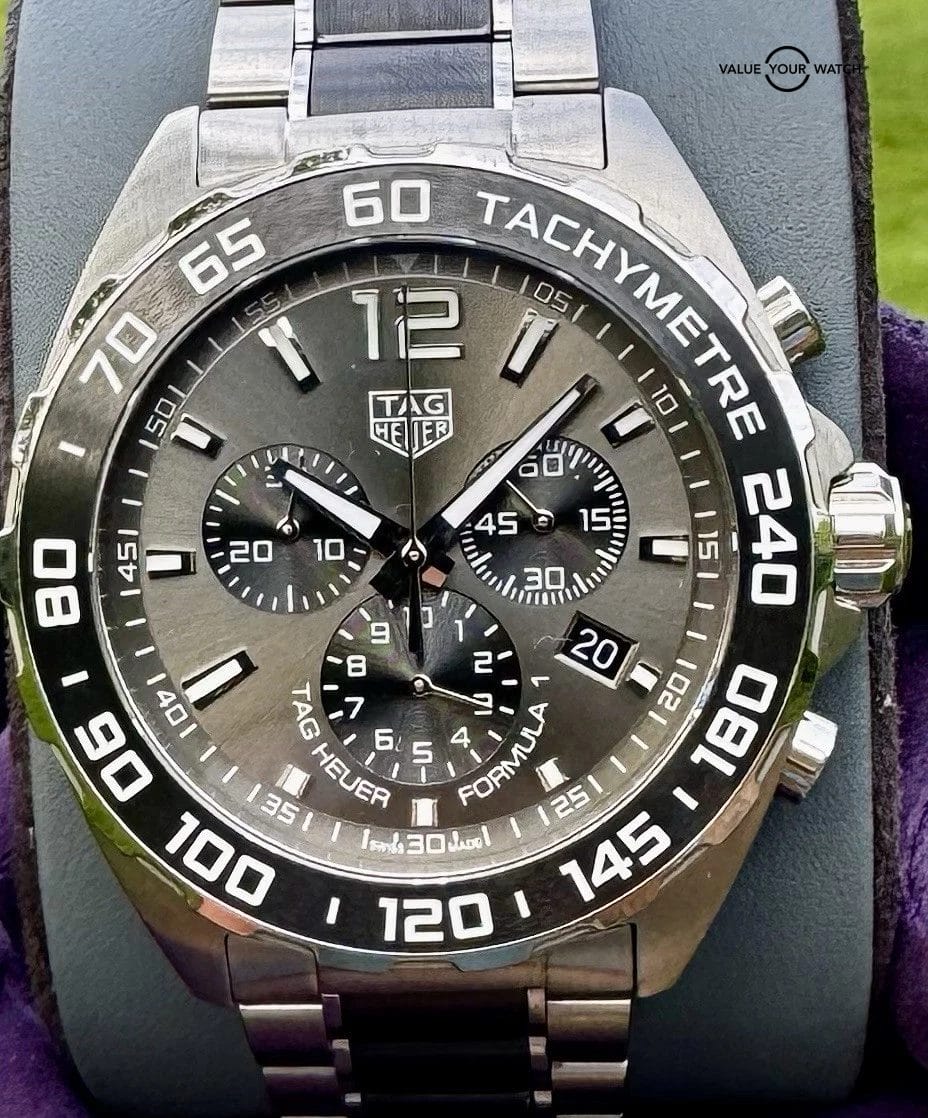 Tag Heuer Formula 1 Chronograph Anthracite Grey Dial Men's Watch CAZ1011.BA0843