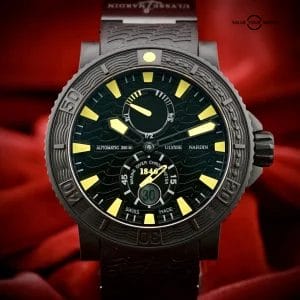 Ulysse Nardin Diver Black Sea 263-92-3C, Full Set, Service Papers, Marine Chrono