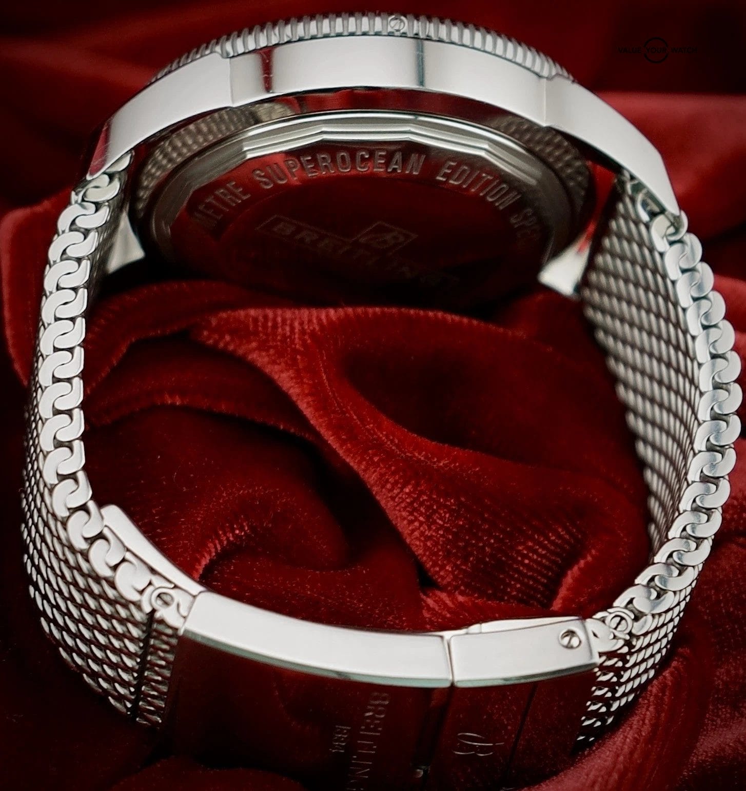 Breitling Superocean Heritage 44MM AB2030 Box & Card Steel Bracelet, Extra Strap - Image 7