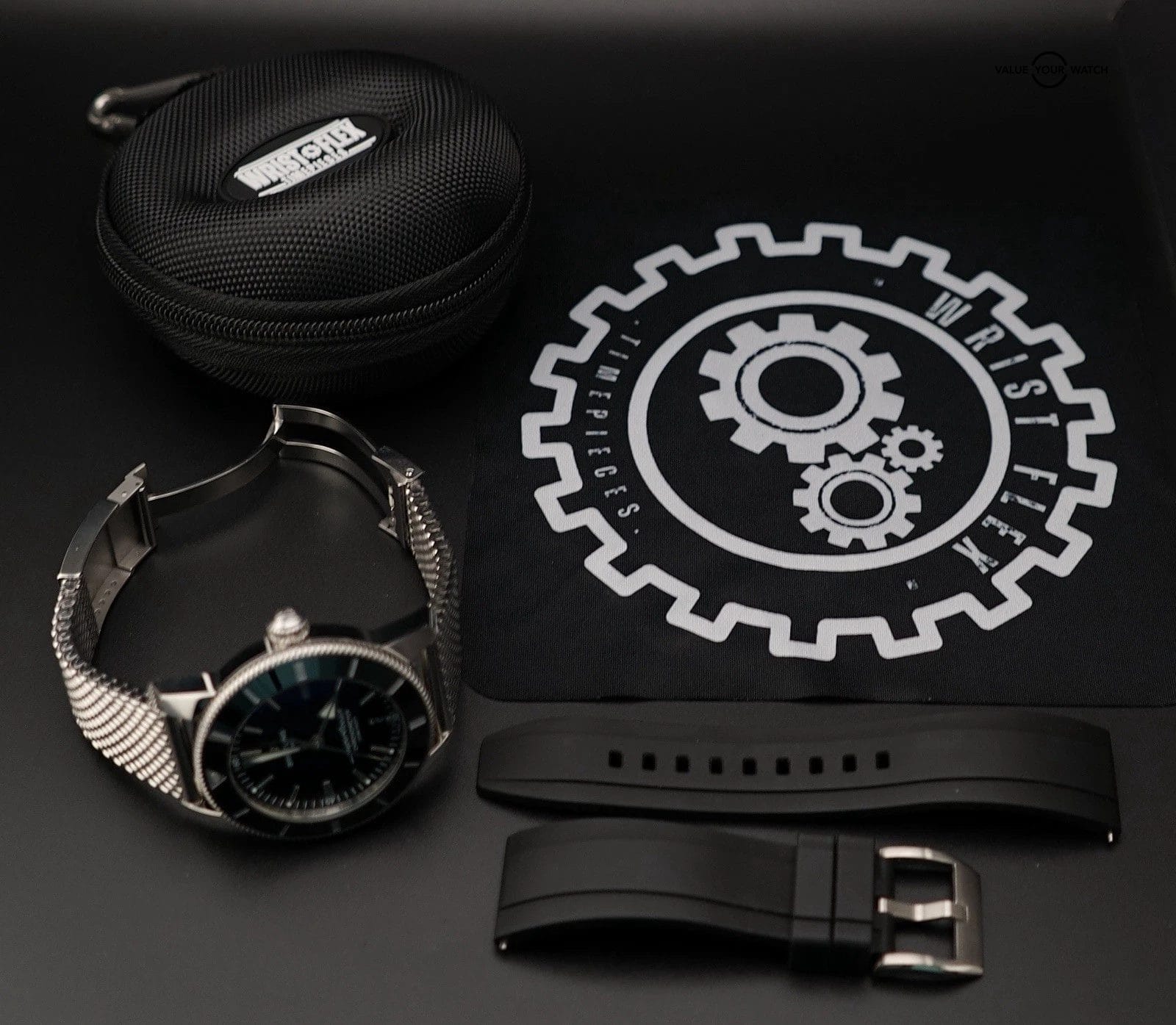 Breitling Superocean Heritage 44MM AB2030 Box & Card Steel Bracelet, Extra Strap - Image 11