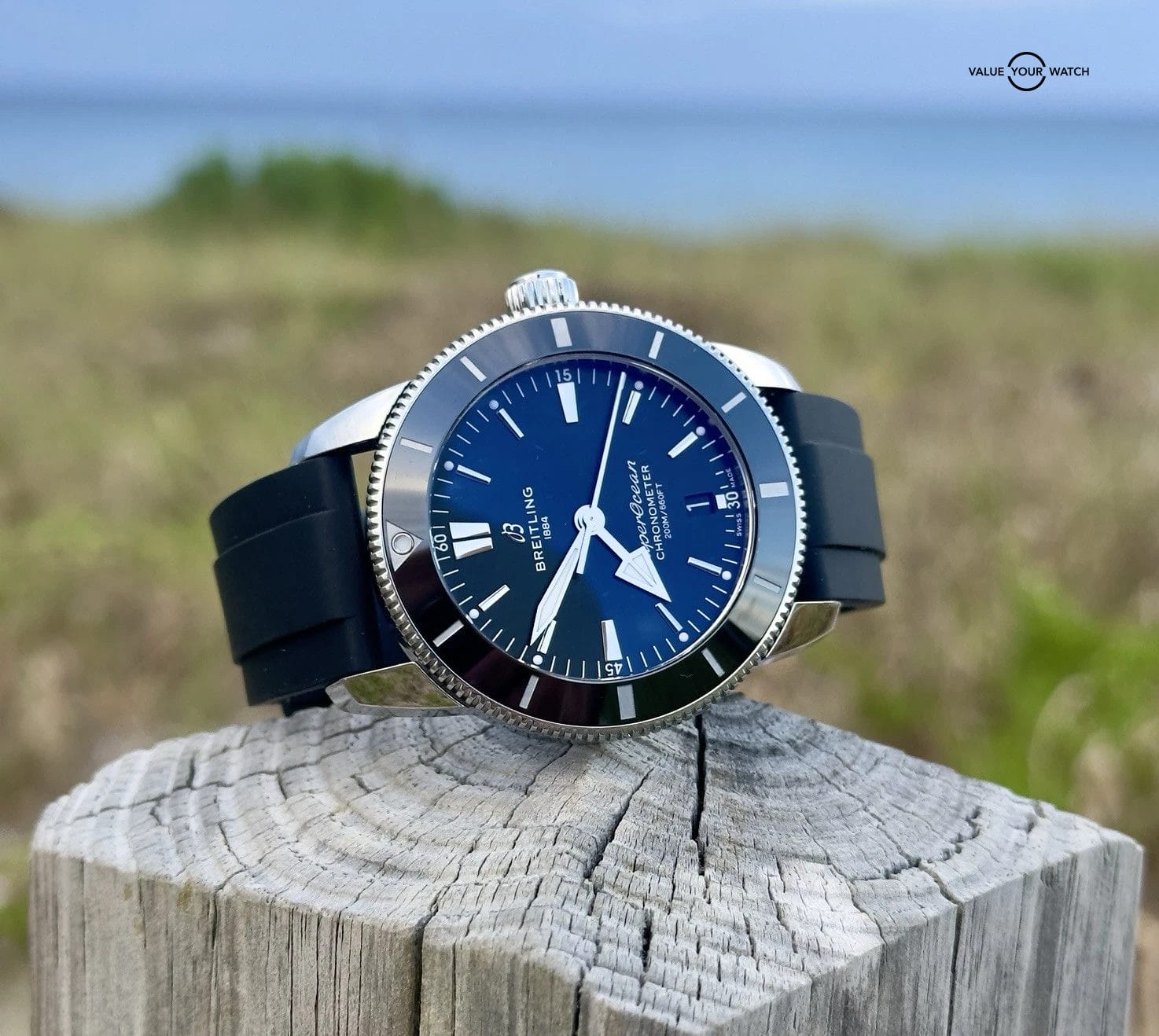 Breitling Superocean Heritage 44MM AB2030 Box & Card Steel Bracelet, Extra Strap - Image 15