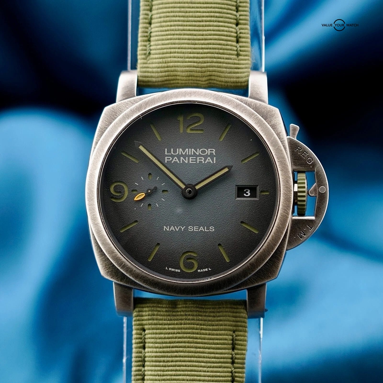 Panerai Luminor Marina Navy SEALS 44mm, PAM01412, Full Set - Image 4
