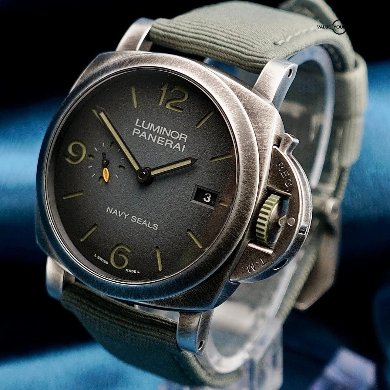 Panerai Luminor Marina Navy SEALS 44mm, PAM01412, Full Set - Image 7