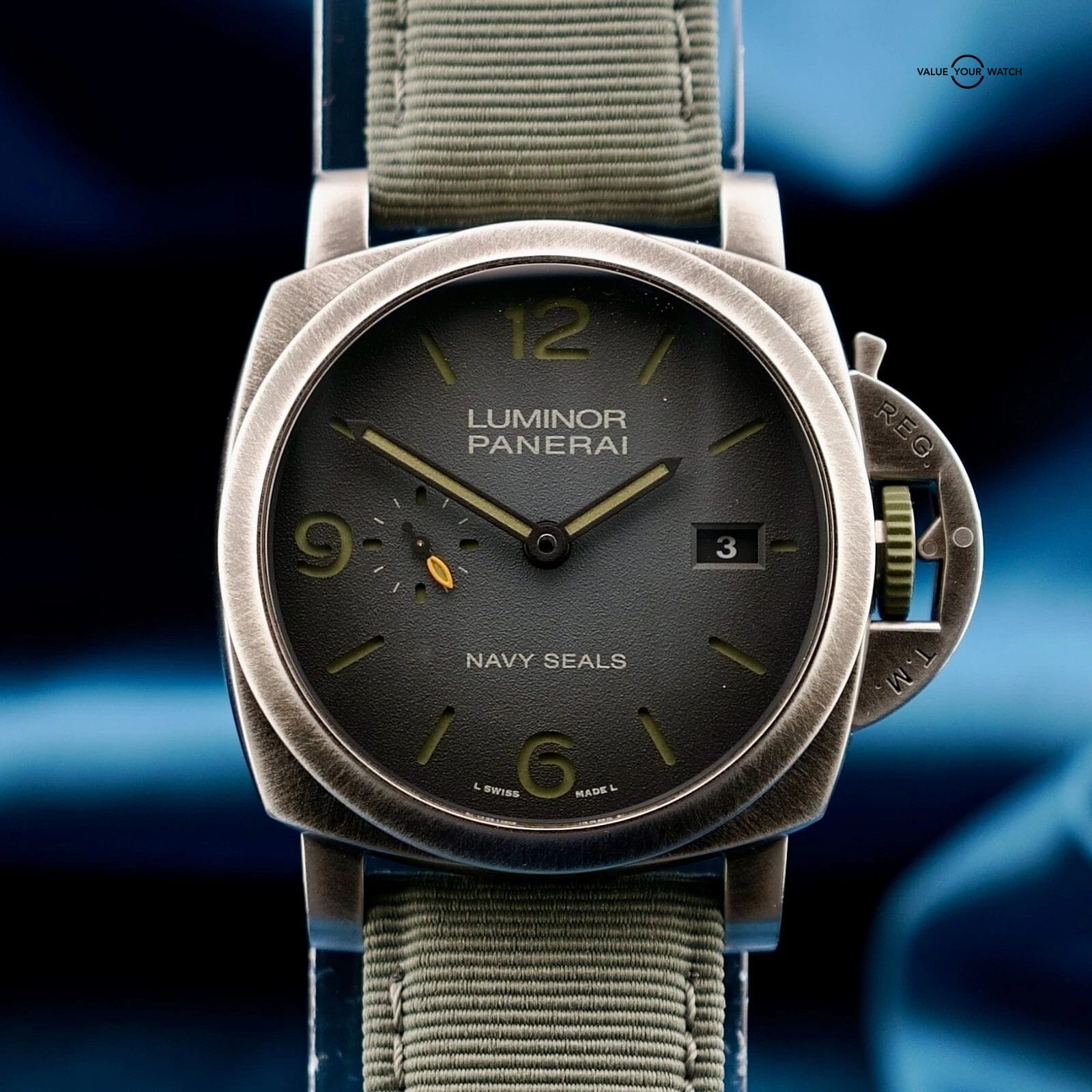 Panerai Luminor Marina Navy SEALS 44mm, PAM01412, Full Set