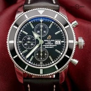 Breitling Superocean Heritage A13320 46MM Chronograph Black Dial – Black Strap