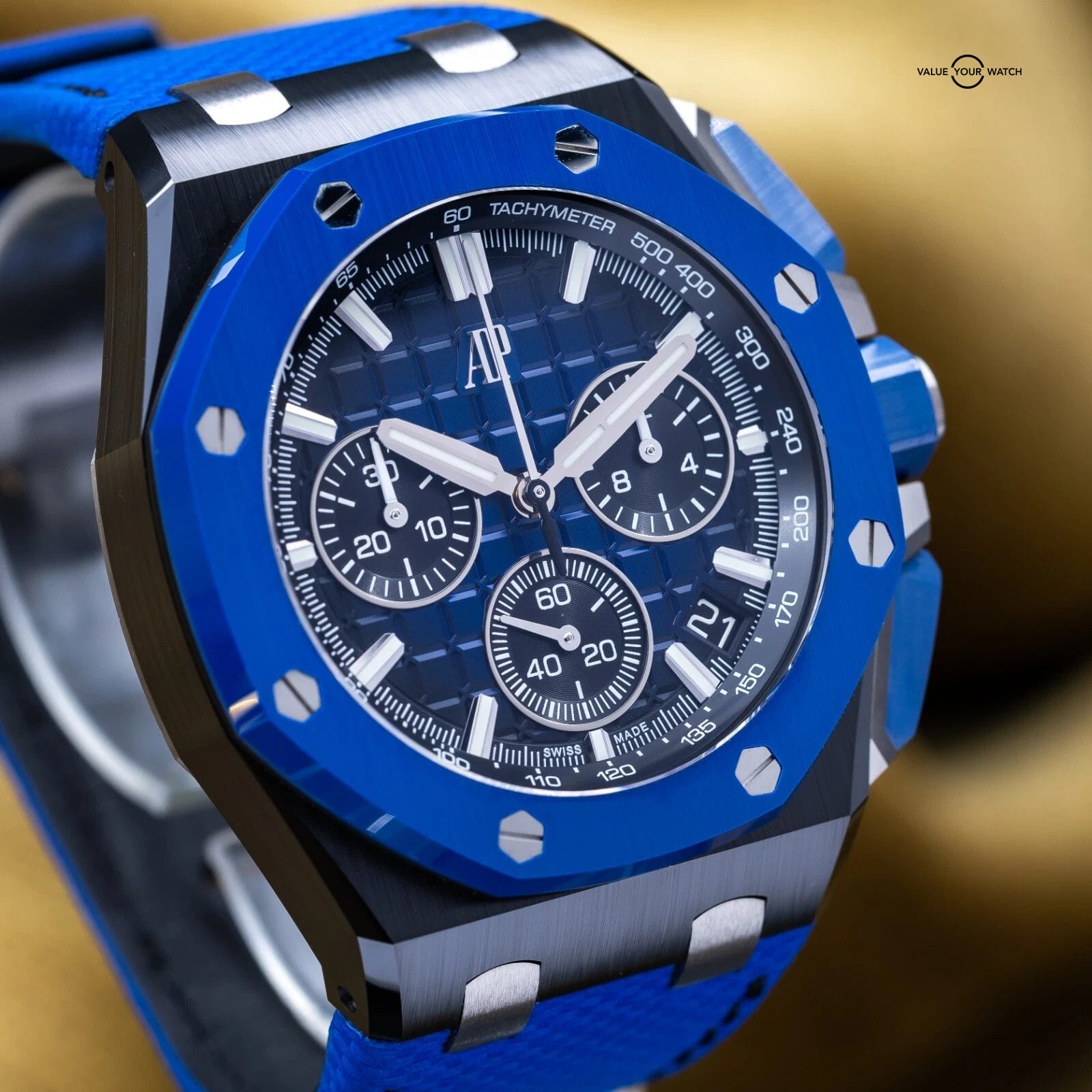 Audemars Piguet Royal Oak Offshore Chronograph 43mm Ceramic AP 26420ce Full Set - Image 2