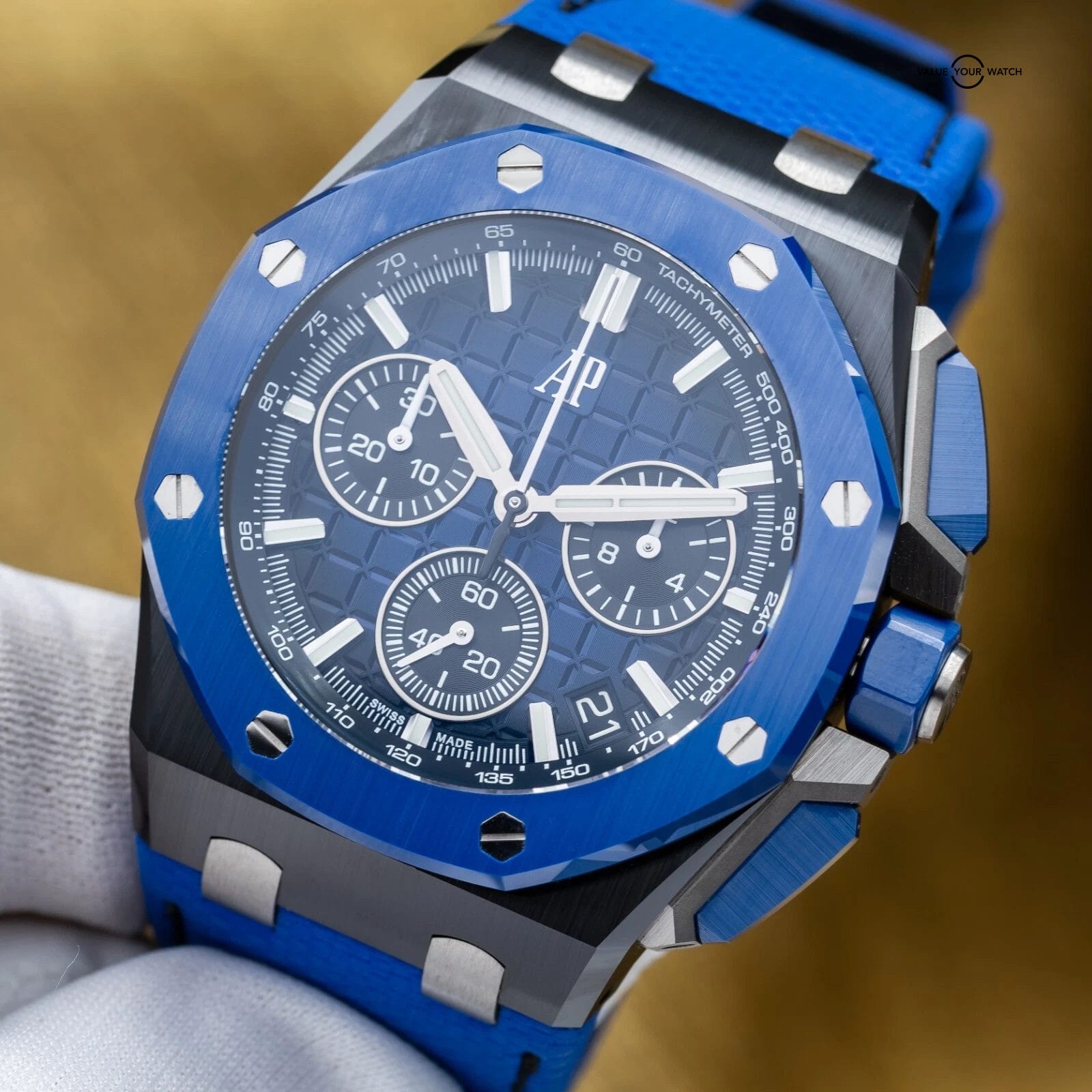 Audemars Piguet Royal Oak Offshore Chronograph 43mm Ceramic AP 26420ce Full Set - Image 7
