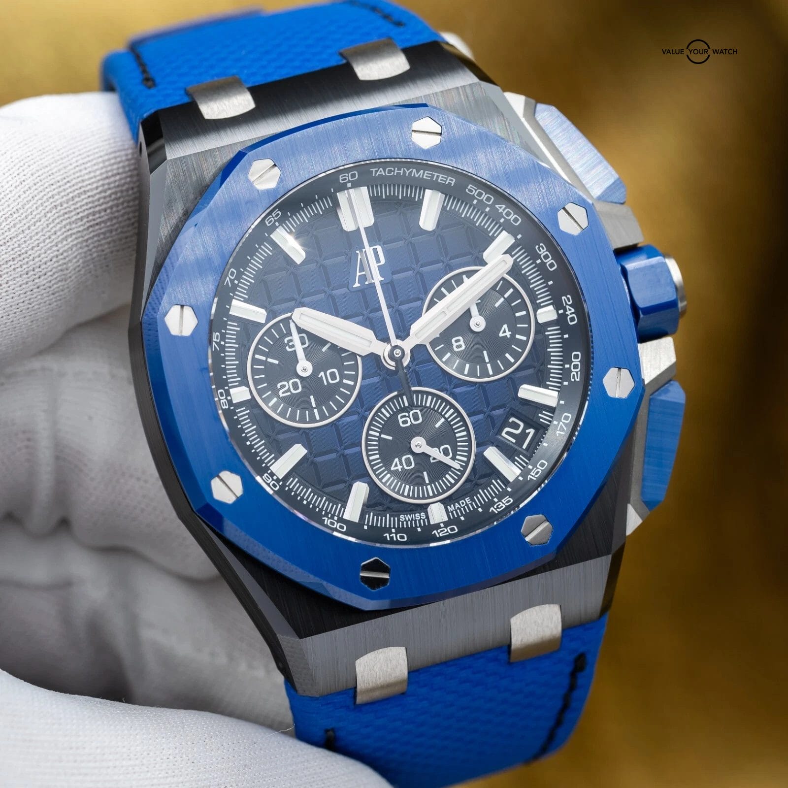 Audemars Piguet Royal Oak Offshore Chronograph 43mm Ceramic AP 26420ce Full Set - Image 8