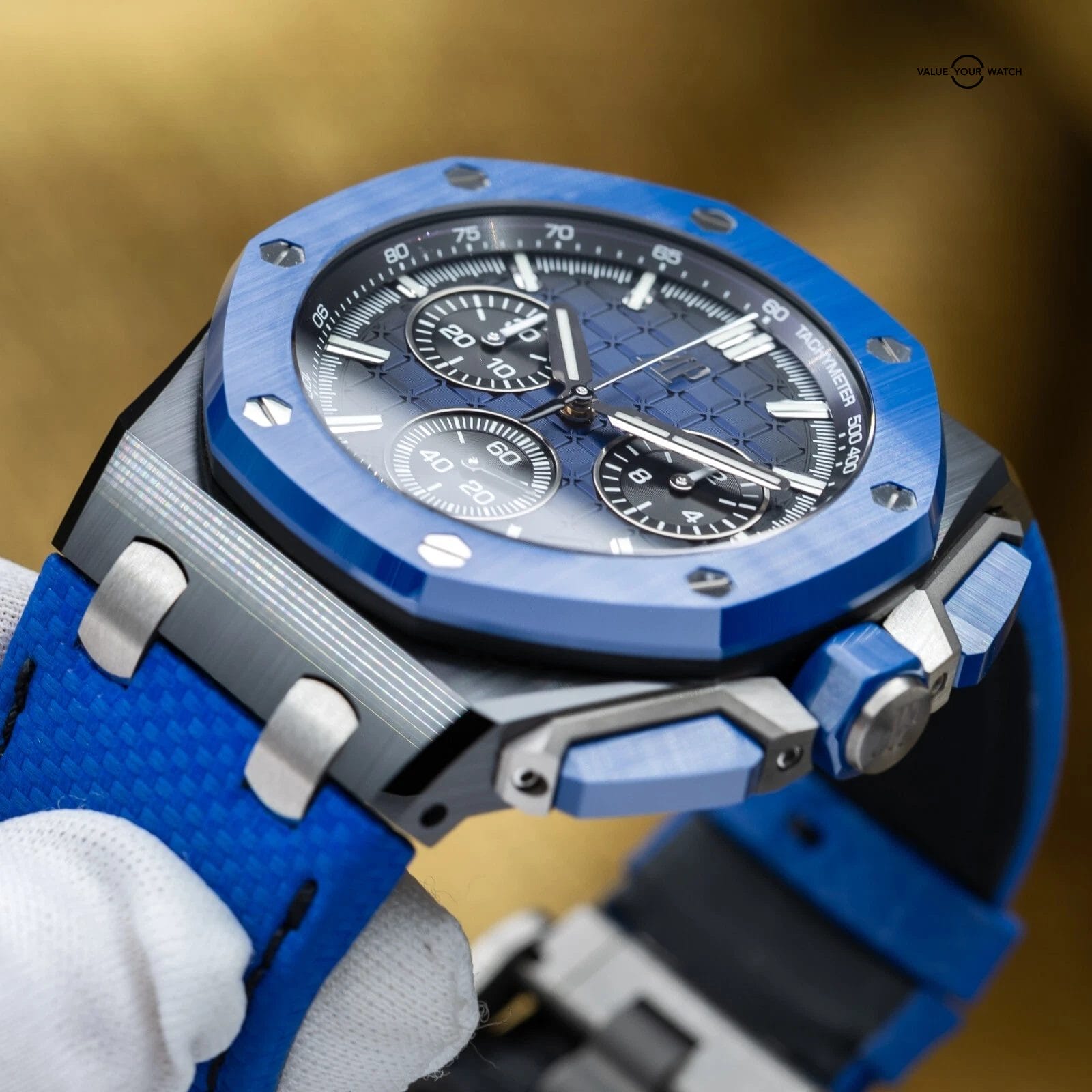 Audemars Piguet Royal Oak Offshore Chronograph 43mm Ceramic AP 26420ce Full Set - Image 9