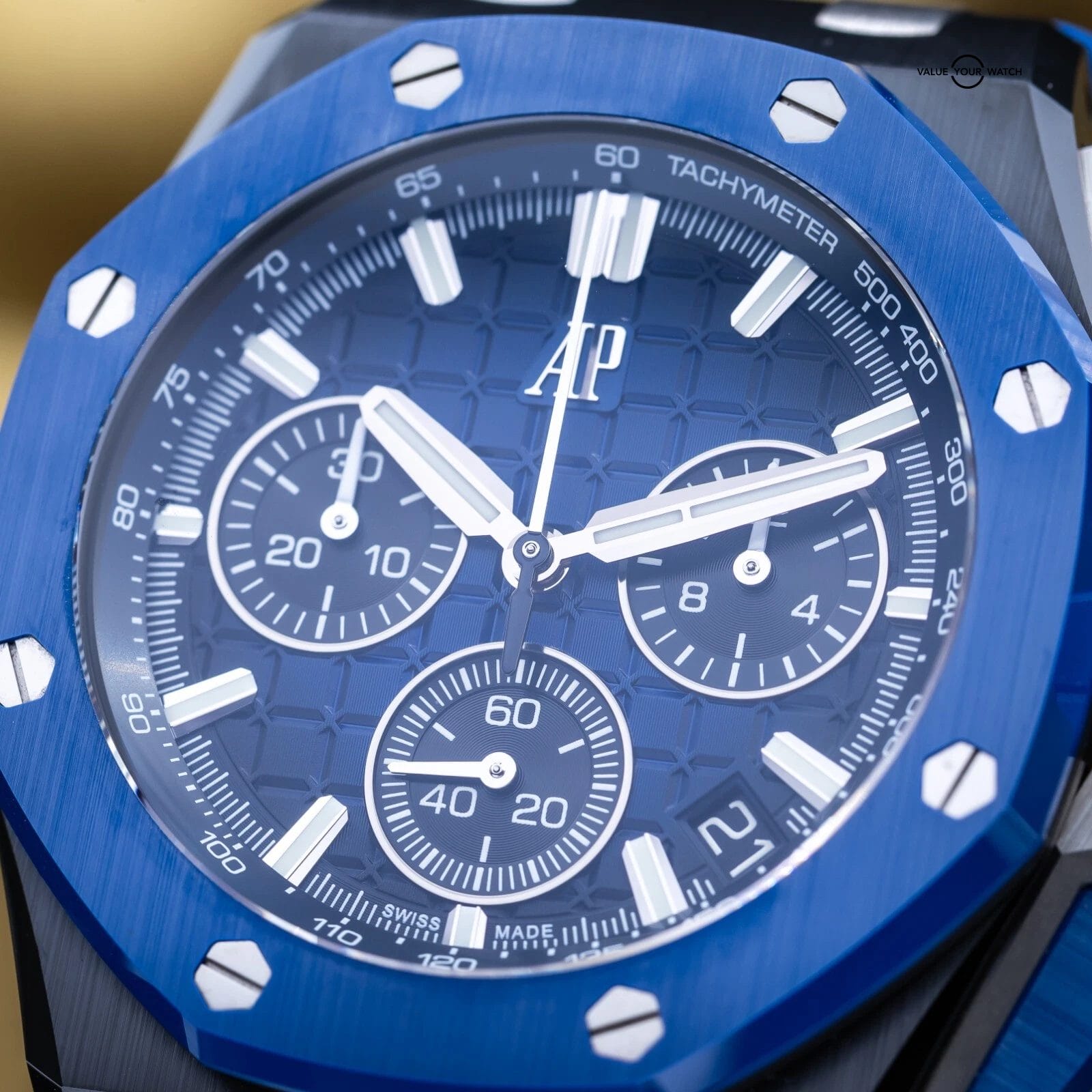 Audemars Piguet Royal Oak Offshore Chronograph 43mm Ceramic AP 26420ce Full Set - Image 10