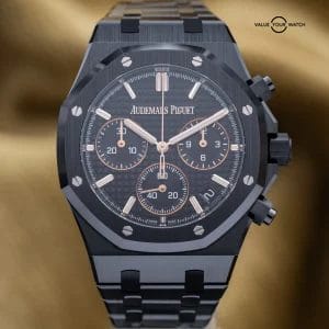 Audemars Piguet Royal Oak Chronograph 41mm Black Ceramic 26240ce – Full Set 2023