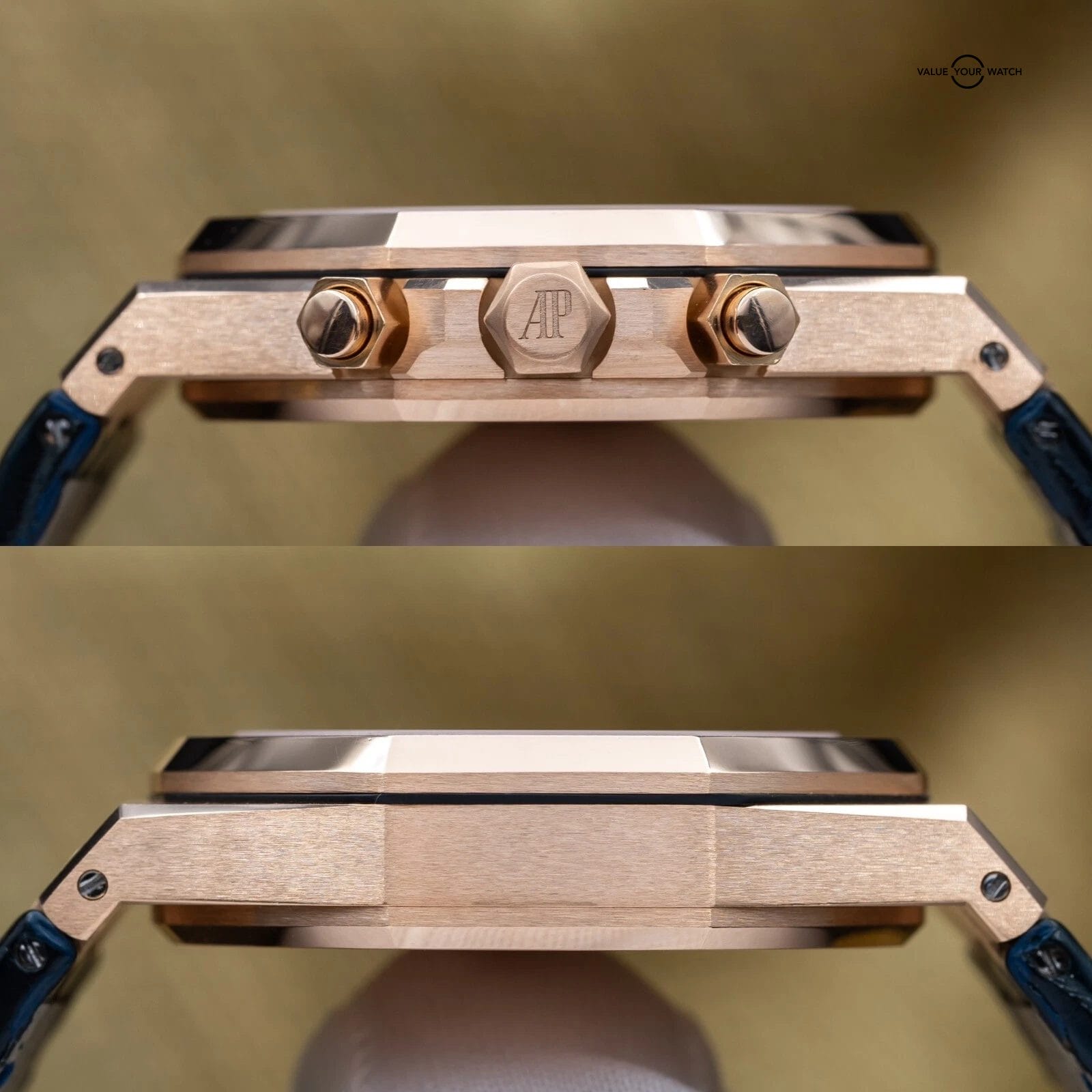 Audemars Piguet Royal Oak Chronograph 41mm Rose Gold 26331OR Blue Dial Full Set - Image 14