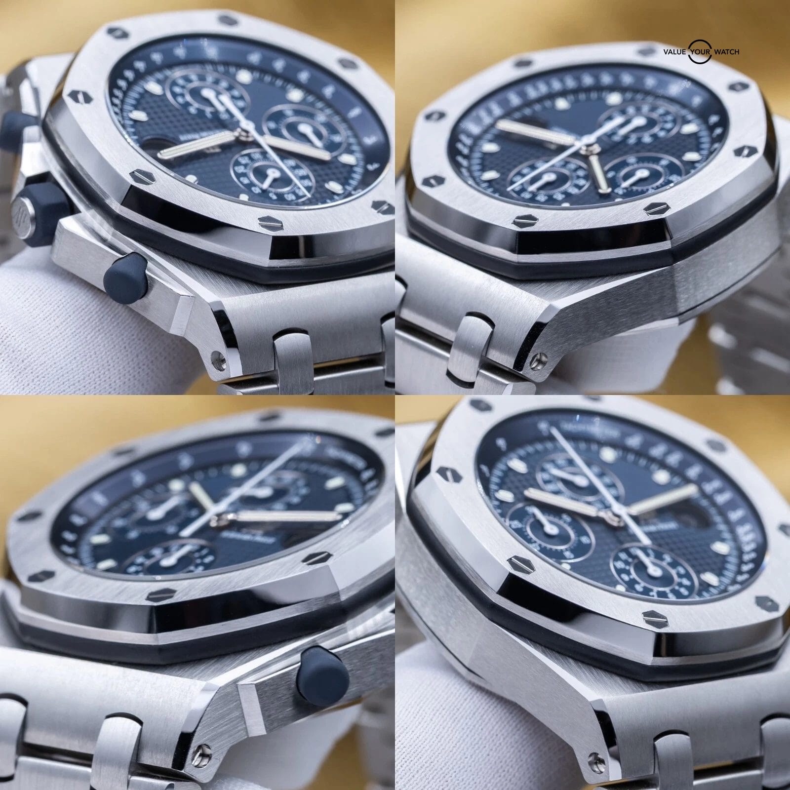 Audemars Piguet Royal Oak Offshore Chrono 42mm Blue “Beast” AP 26237ST Full Set - Image 8