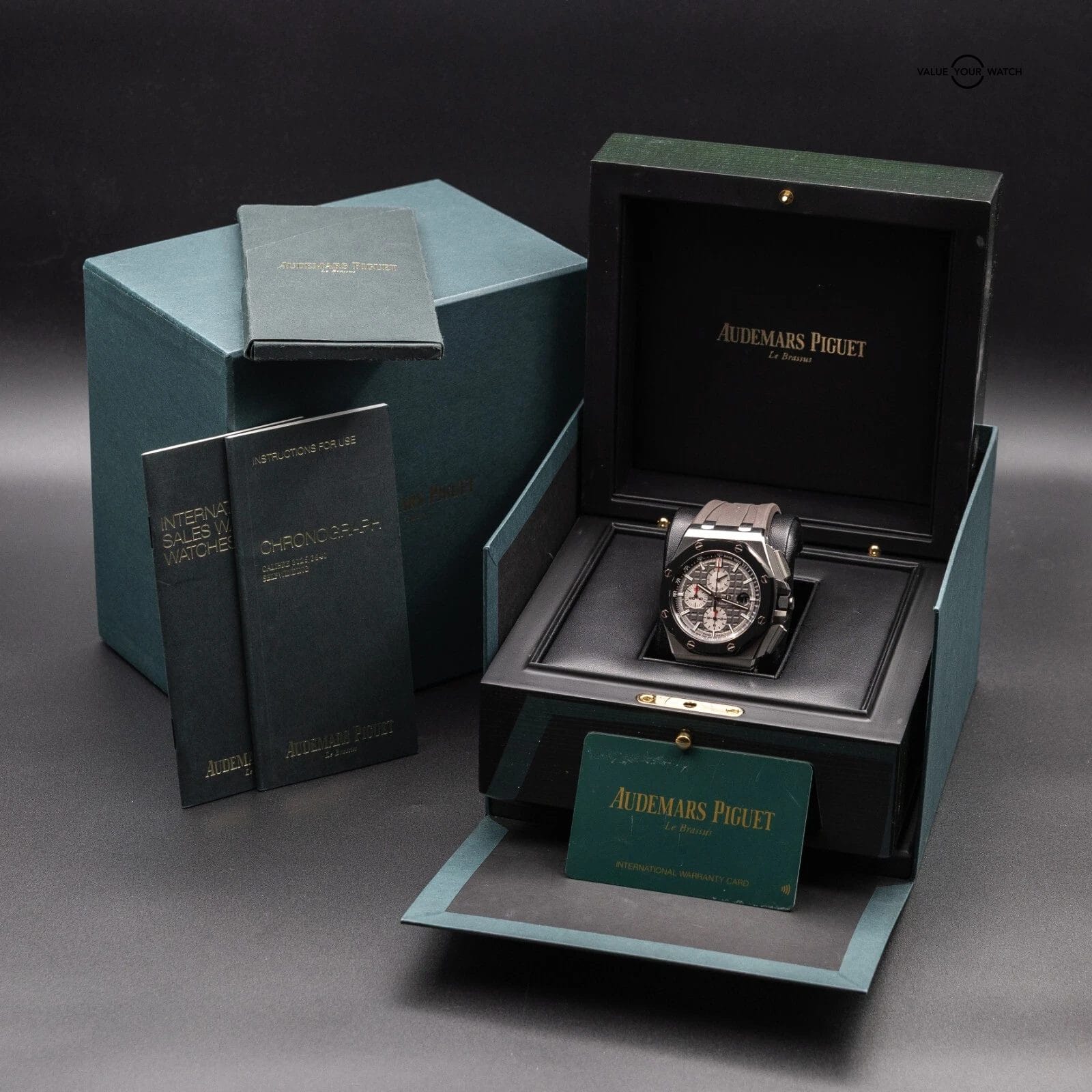 Audemars Piguet Royal Oak Offshore Chronograph 44mm AP 26400io - Complete Set - Image 6