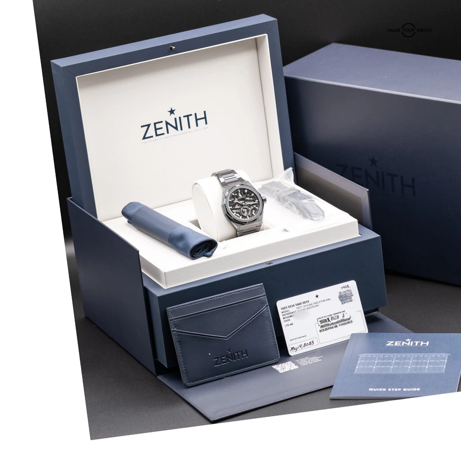 2025 Zenith Defy Skyline Skeleton Ceramic 41mm Men's Watch 49.9300.3620/78.I001 - Image 2