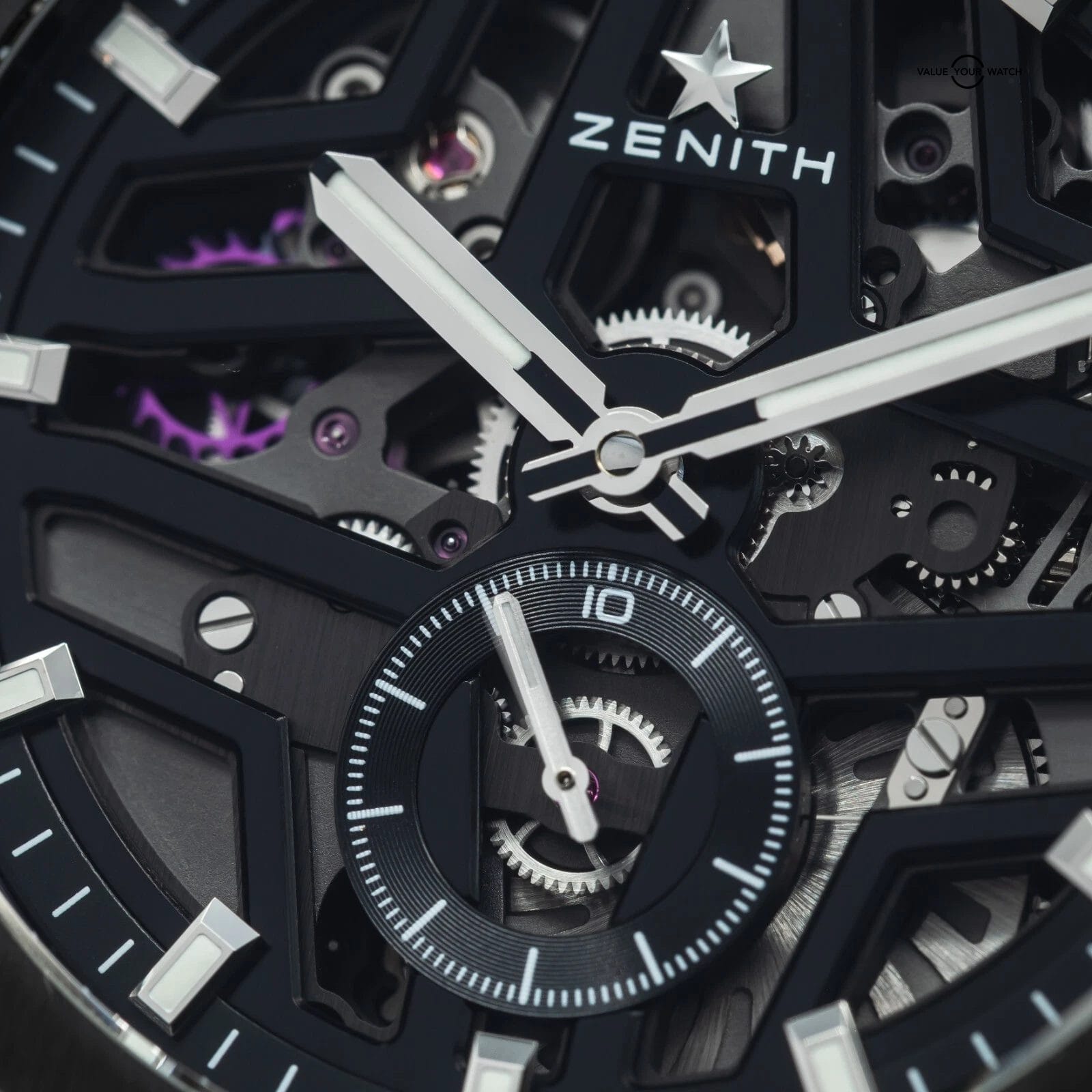 2025 Zenith Defy Skyline Skeleton Ceramic 41mm Men's Watch 49.9300.3620/78.I001 - Image 16