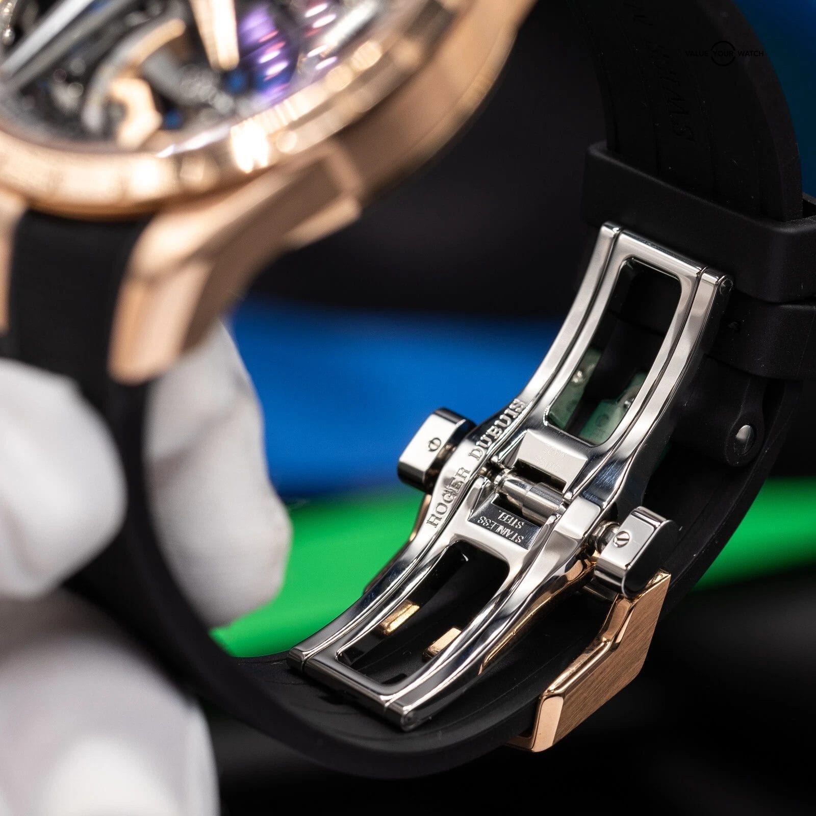 Roger Dubuis Excalibur Monobalancier Skeleton Dial 42mm Rose Gold Mens Watch - Image 4