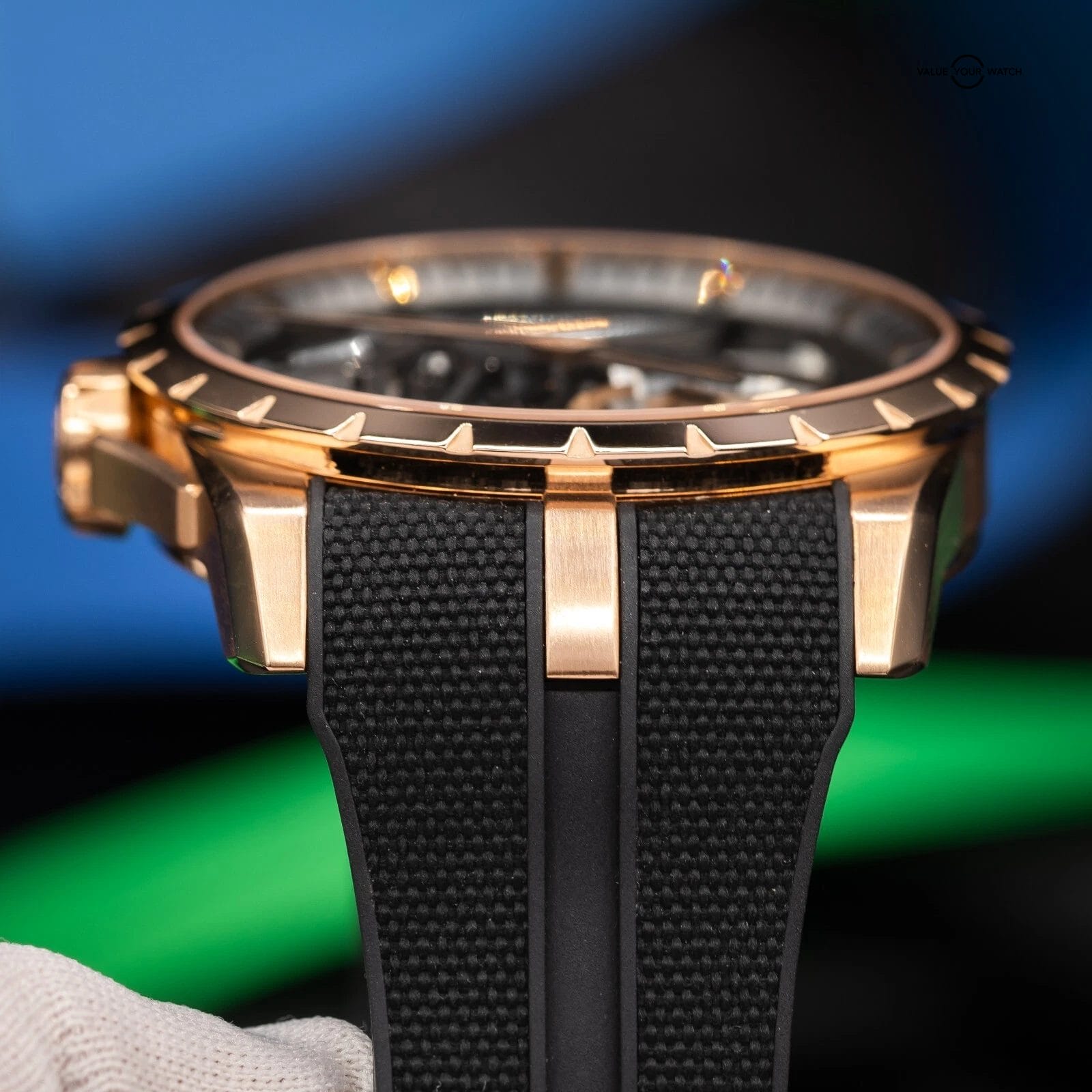 Roger Dubuis Excalibur Monobalancier Skeleton Dial 42mm Rose Gold Mens Watch - Image 7