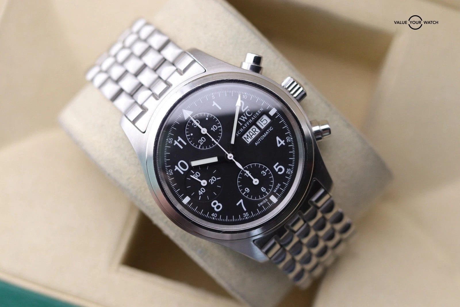 IWC Pilot's Chronograph “Flieger” IW370603 Men's Automatic Steel Watch