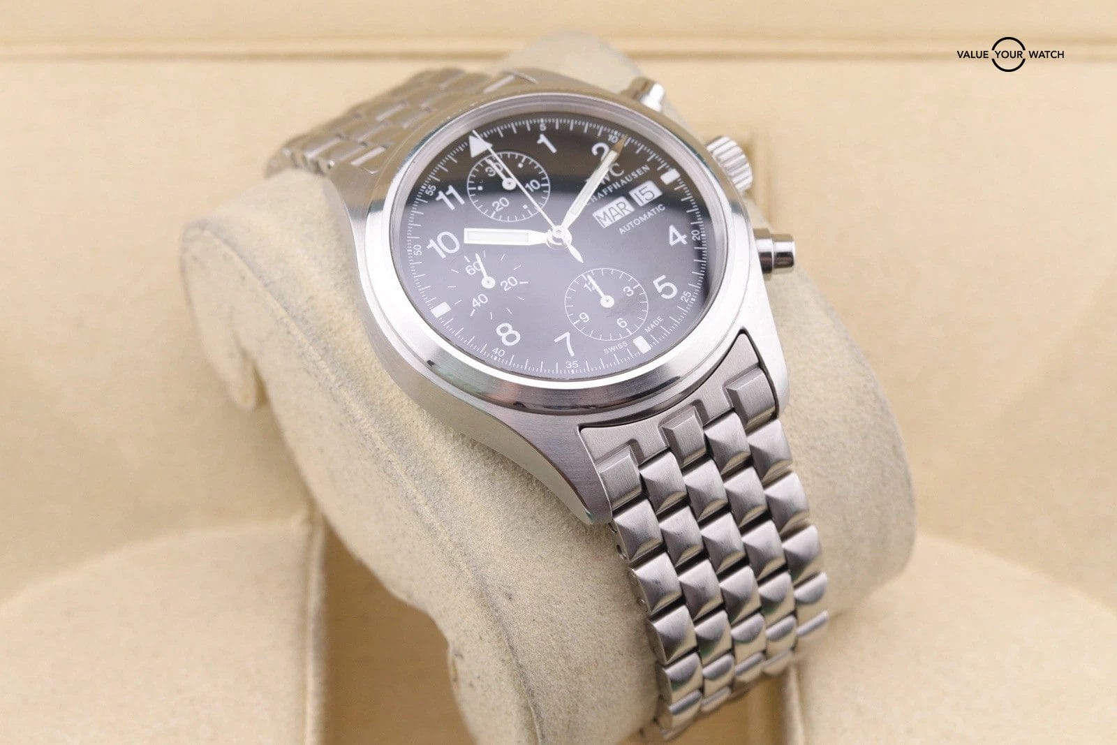 IWC Pilot's Chronograph “Flieger” IW370603 Men's Automatic Steel Watch - Image 7