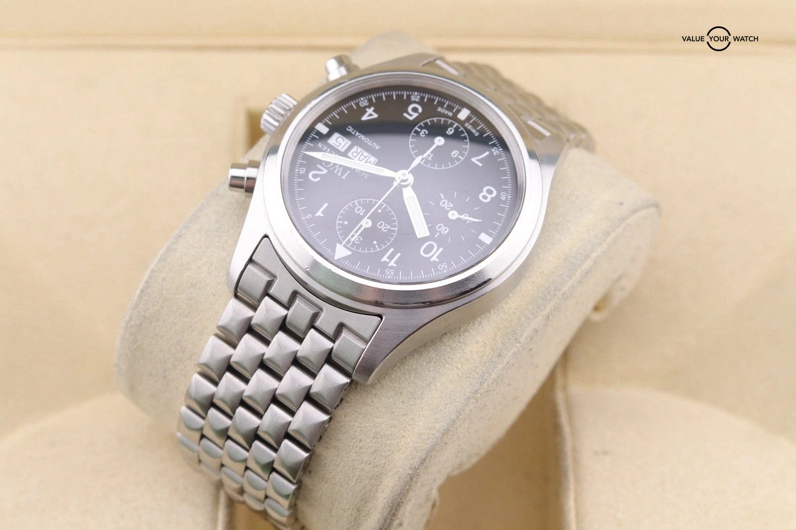 IWC Pilot's Chronograph “Flieger” IW370603 Men's Automatic Steel Watch - Image 8