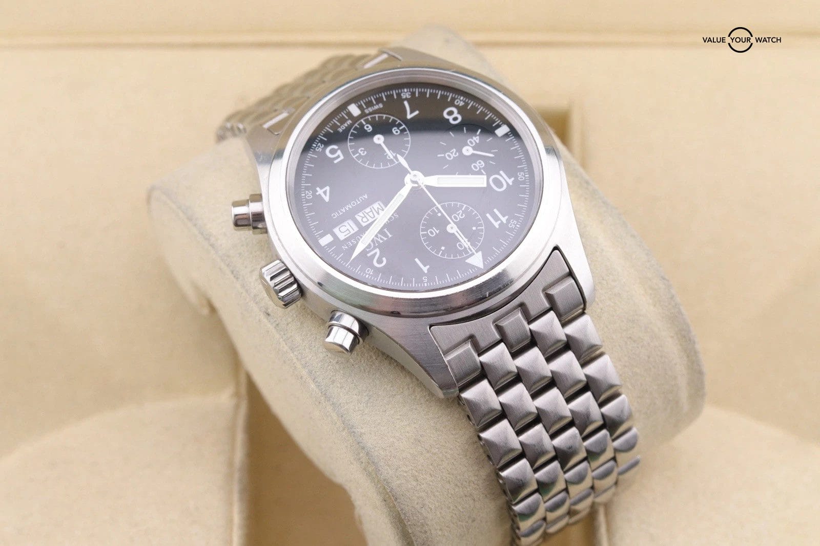 IWC Pilot's Chronograph “Flieger” IW370603 Men's Automatic Steel Watch - Image 9