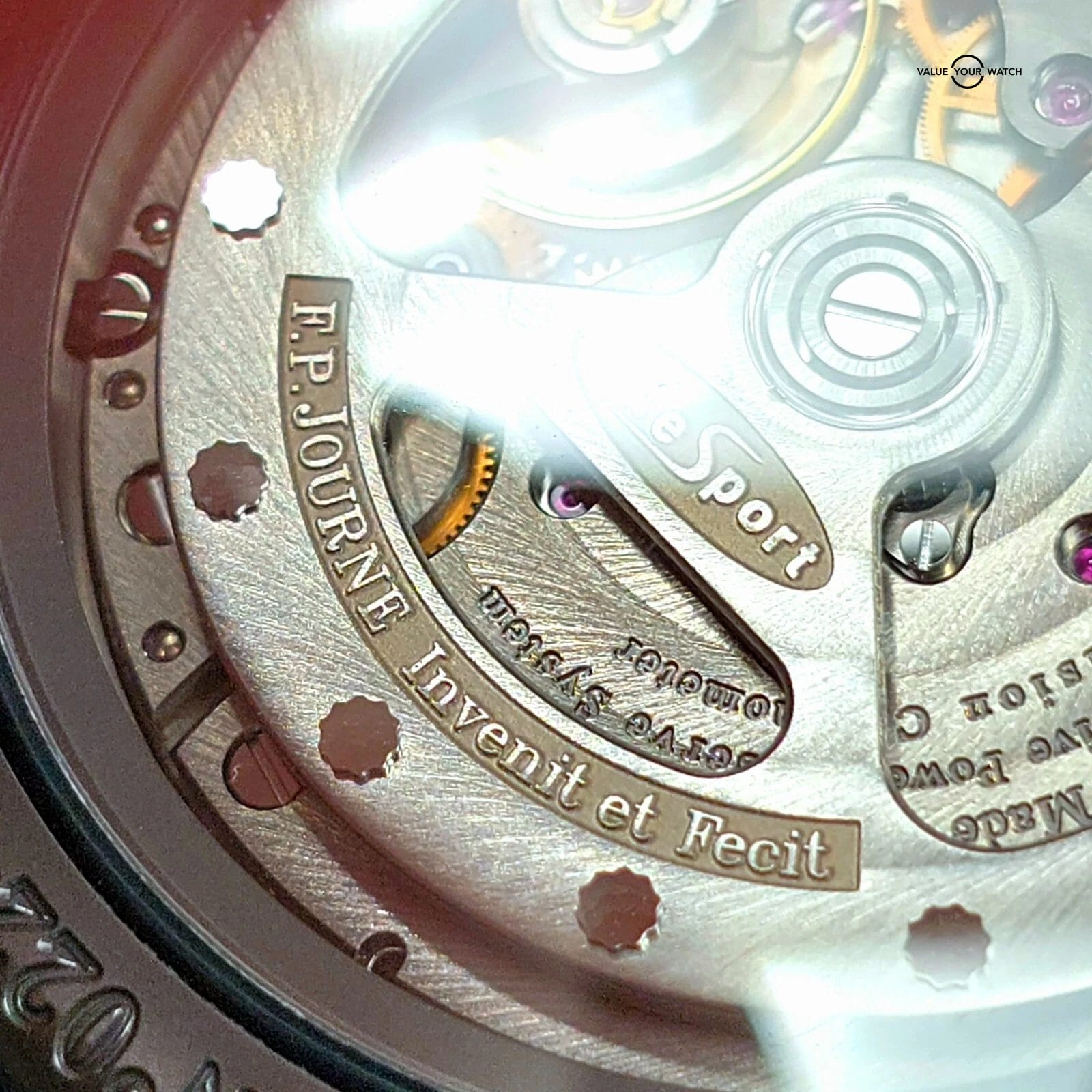 F. P. Journe Octa S Linesport Titanium w/ Yellow dial, rubber bumpers. Full set! - Image 6