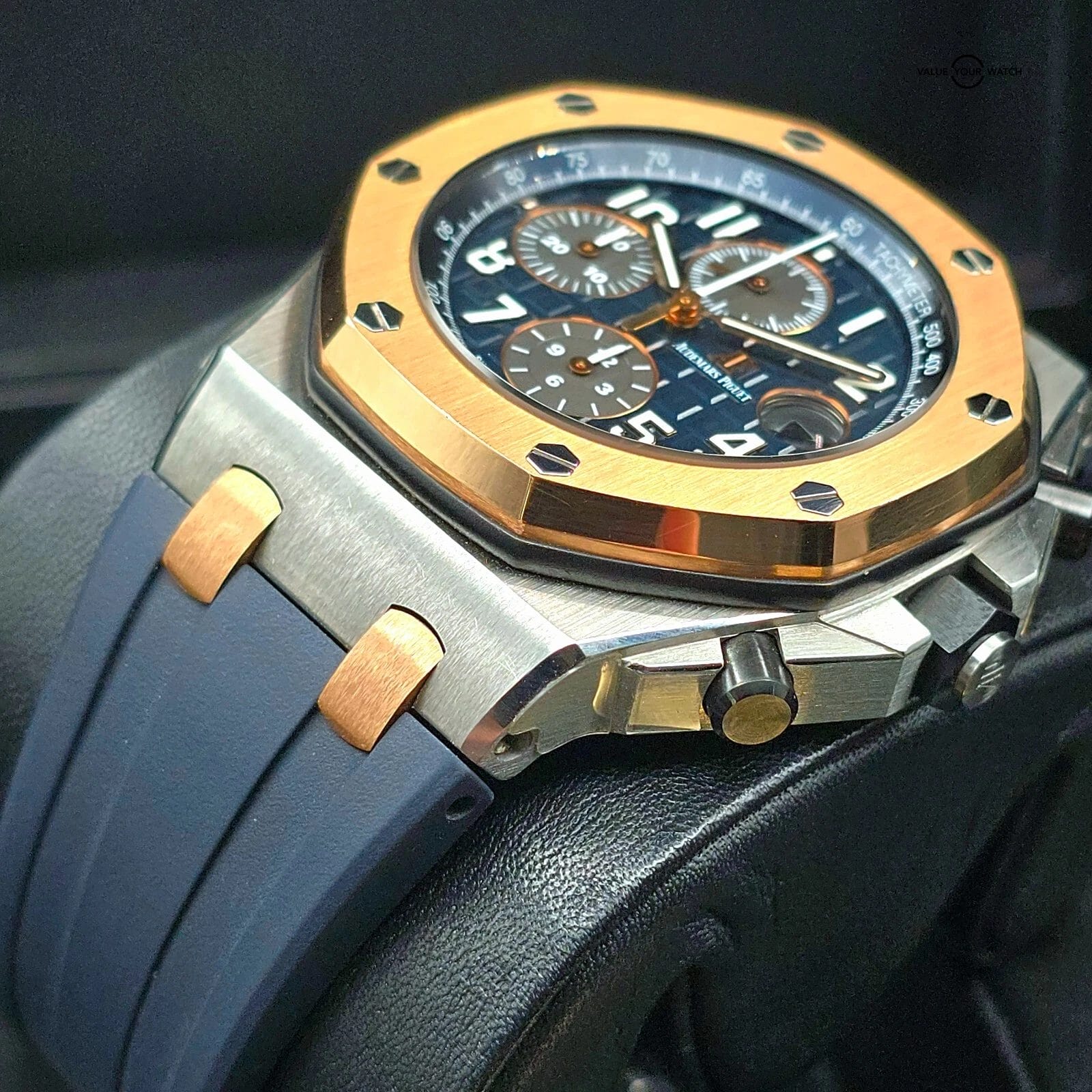 Audemars Piguet Royal Oak Offshore Bucherer Blue 42mm chronograph full Set! - Image 6