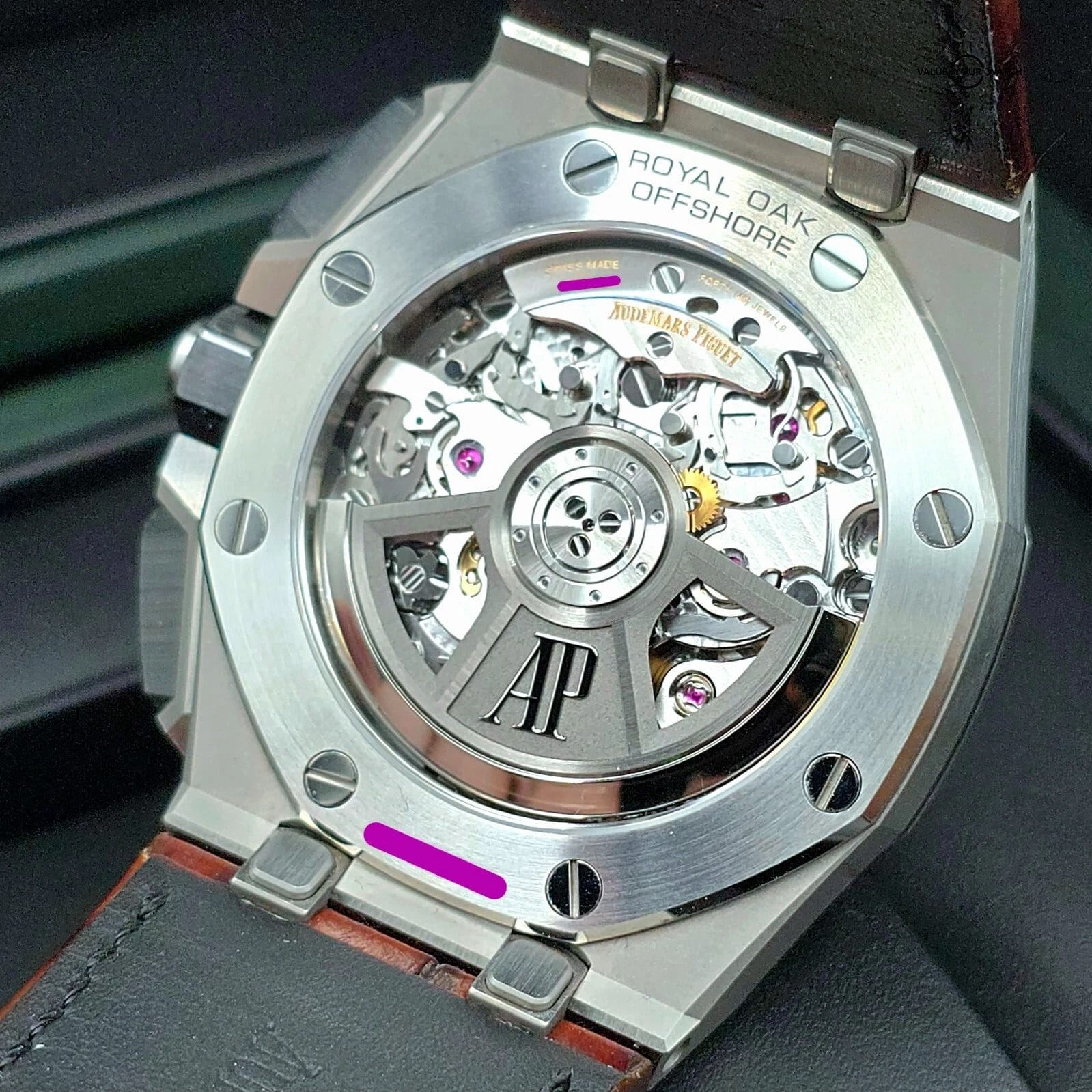 Audemars Piguet Royal Oak Offshore 43mm Havana flyback chronograph full Set! - Image 6