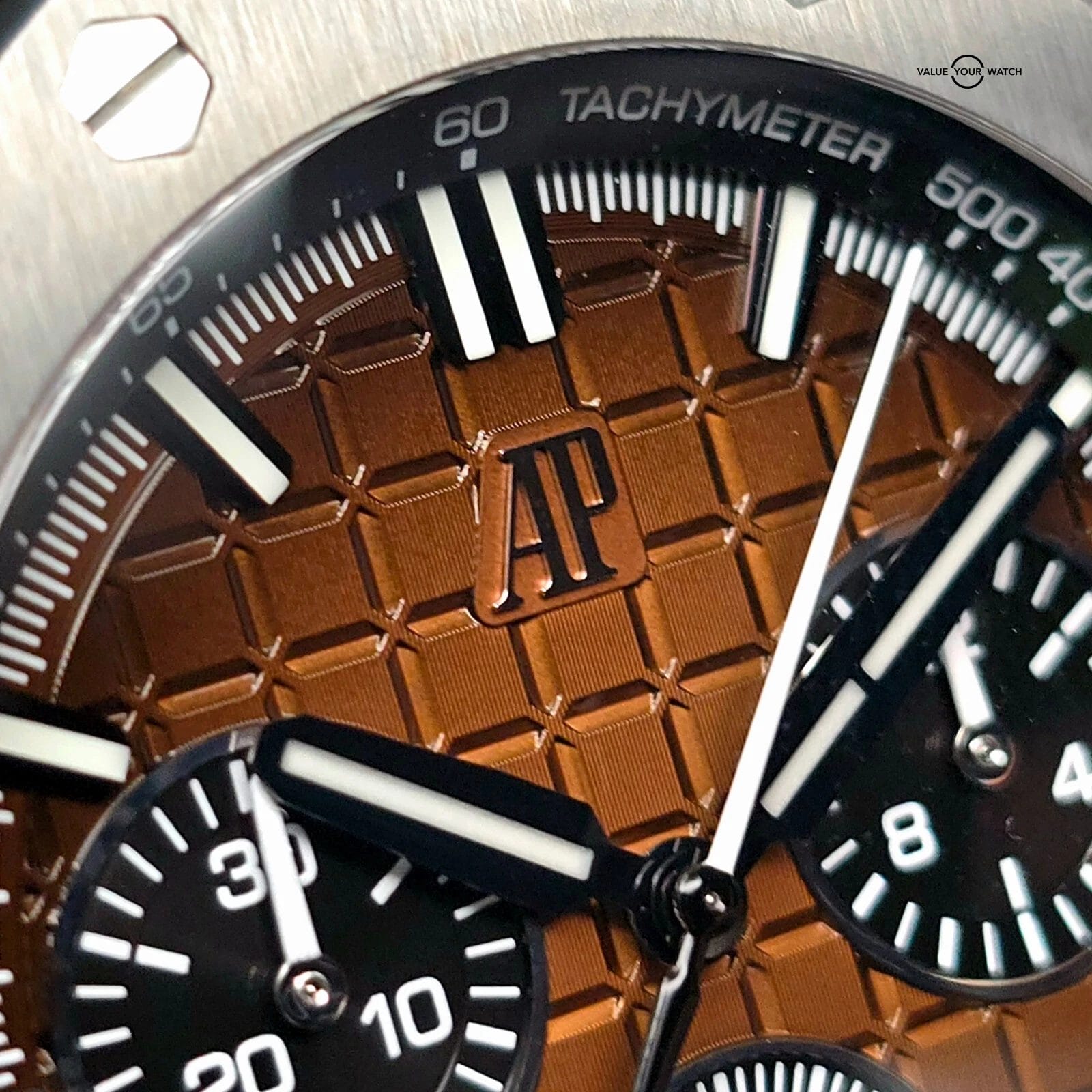 Audemars Piguet Royal Oak Offshore 43mm Havana flyback chronograph full Set! - Image 11