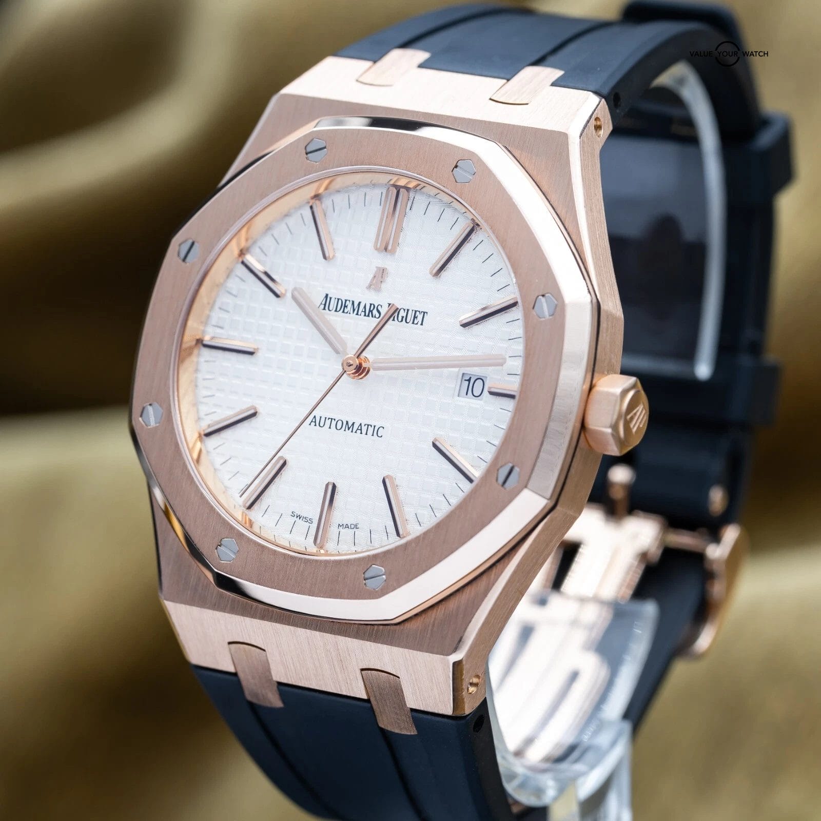 Audemars Piguet Royal Oak 41mm AP 15400or Rose Gold White Dial - Complete Set - Image 18