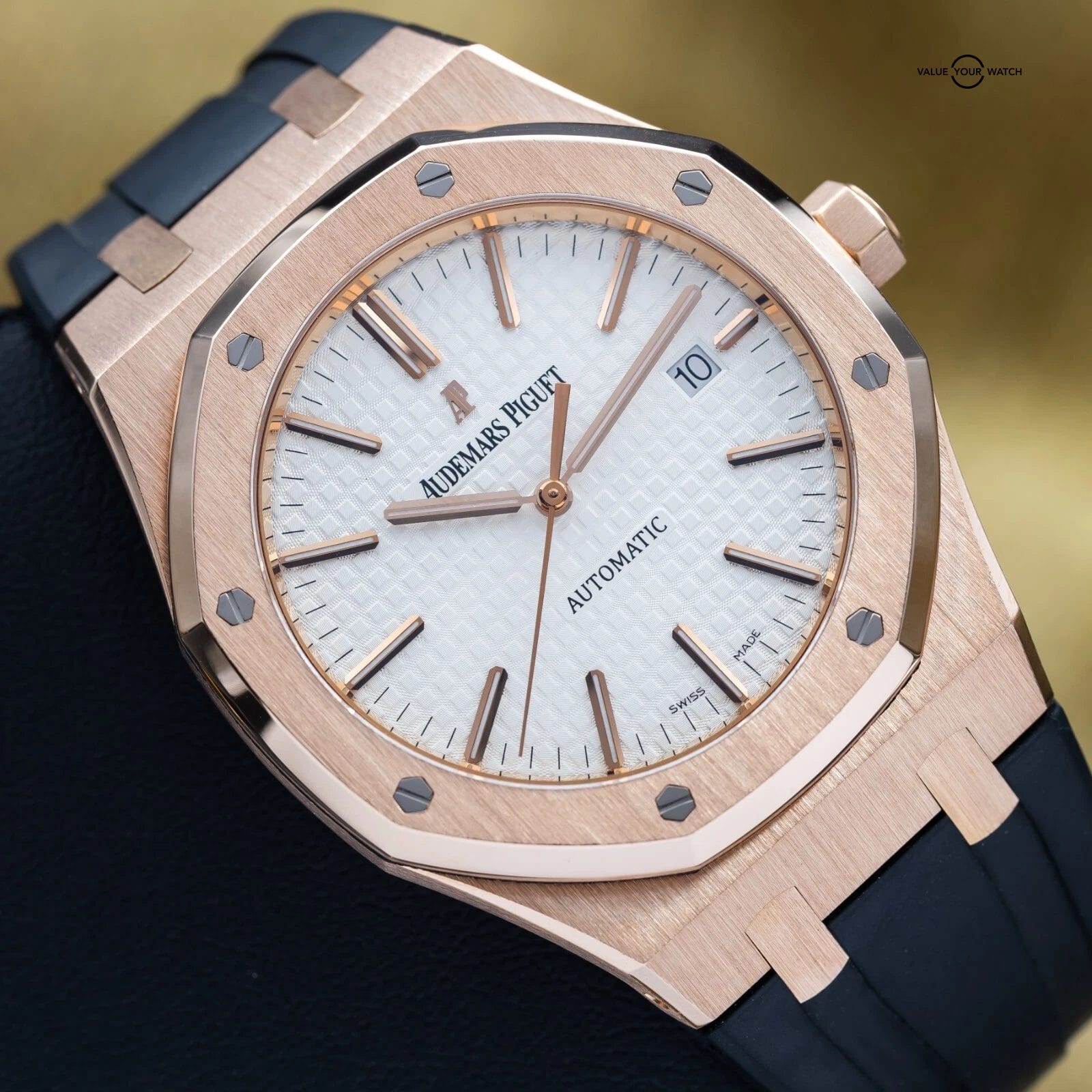 Audemars Piguet Royal Oak 41mm AP 15400or Rose Gold White Dial - Complete Set - Image 20