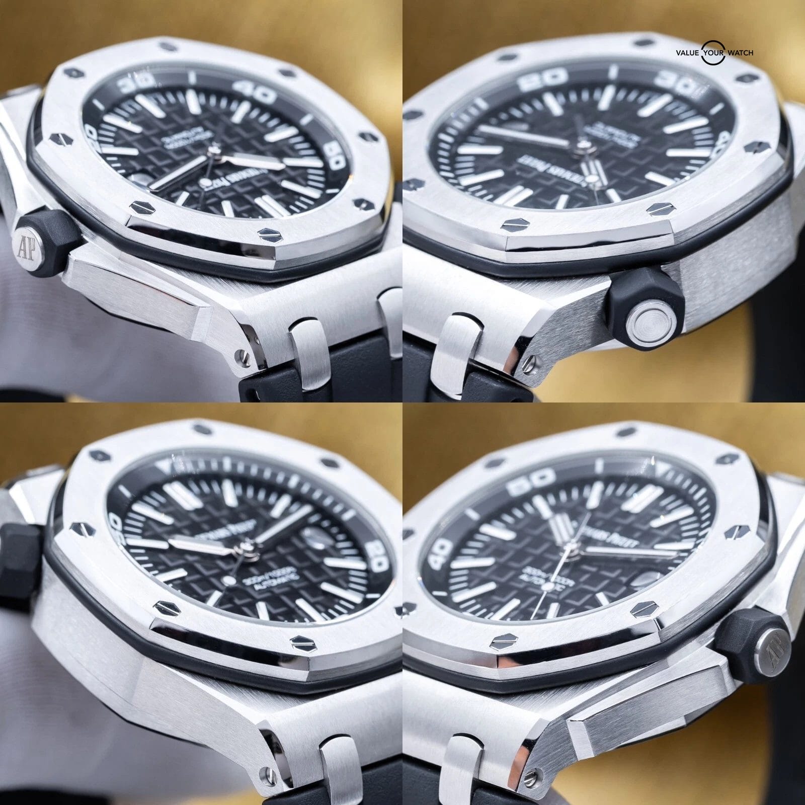 Audemars Piguet Royal Oak Offshore Diver 42mm Black Dial AP 15710ST - Full Set - Image 8