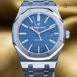Audemars Piguet Royal Oak 41mm Blue Dial Stainless Steel AP 15400ST – Full Set