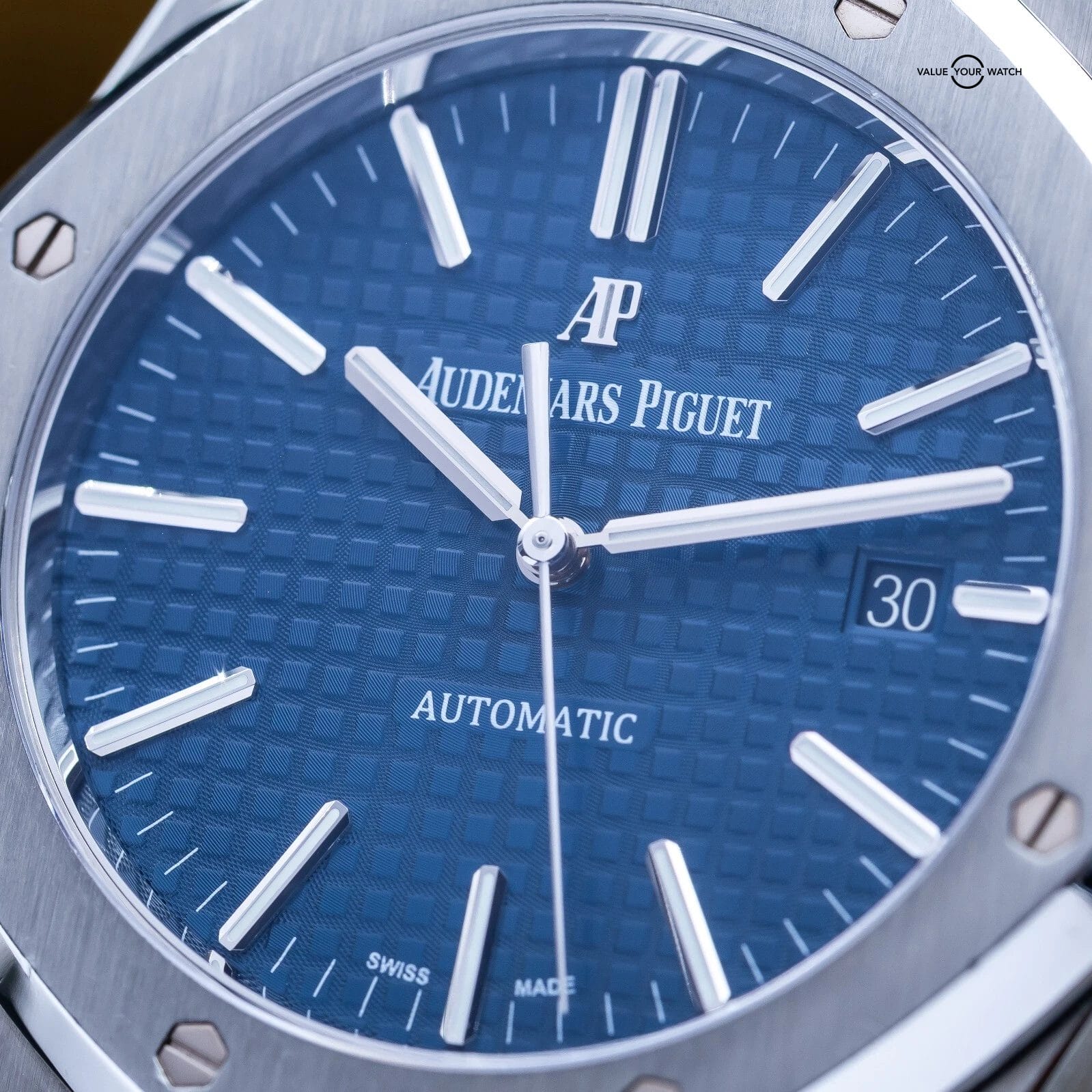 Audemars Piguet Royal Oak 41mm Blue Dial Stainless Steel AP 15400ST - Full Set - Image 14