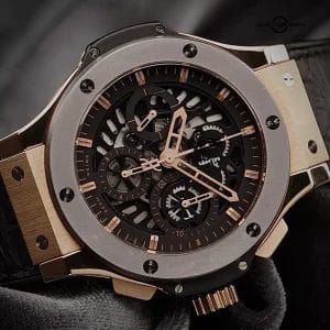 Hublot Big Bang 18k Gold Aero Bang Skeleton 44mm 310.PT.1180.RX -Full Set, RARE!