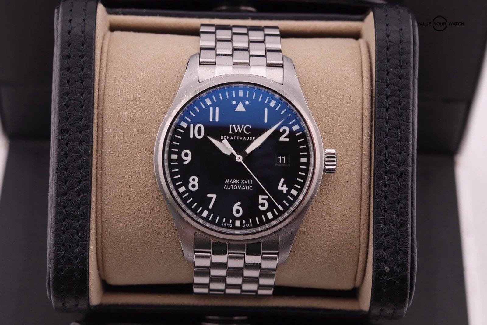 IWC Pilot's Watch Mark XVIII 40mm Black Dial IW327015 Box & Papers - Image 13