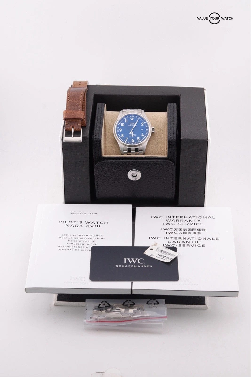 IWC Pilot's Watch Mark XVIII 40mm Black Dial IW327015 Box & Papers - Image 14