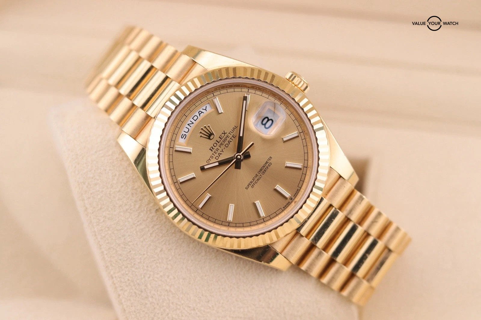 Rolex Day-Date 40 | Ref. 228238 | 2024 Full Set | Yellow Gold Mens Watch - Image 3